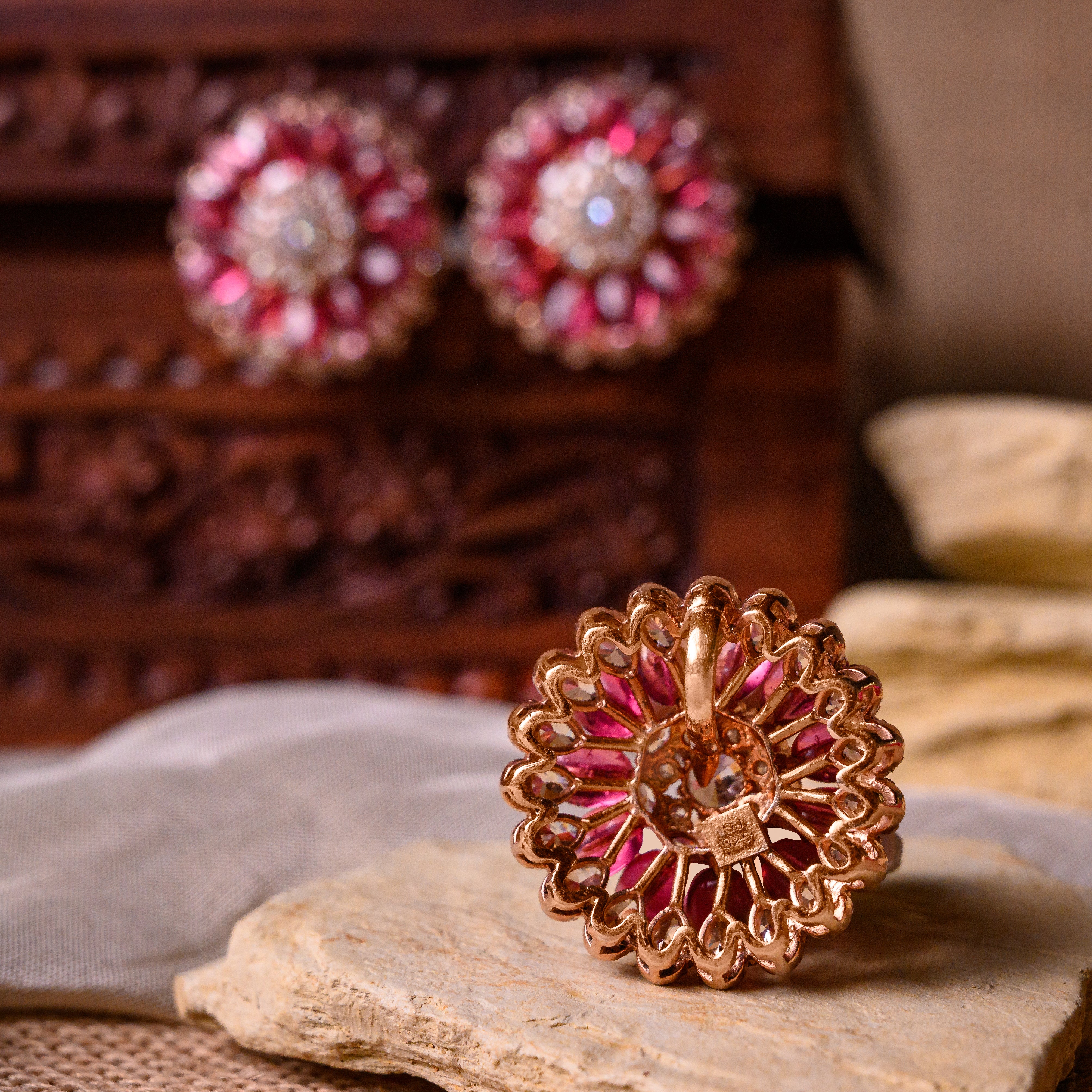 Vesper Polki Pendant Set