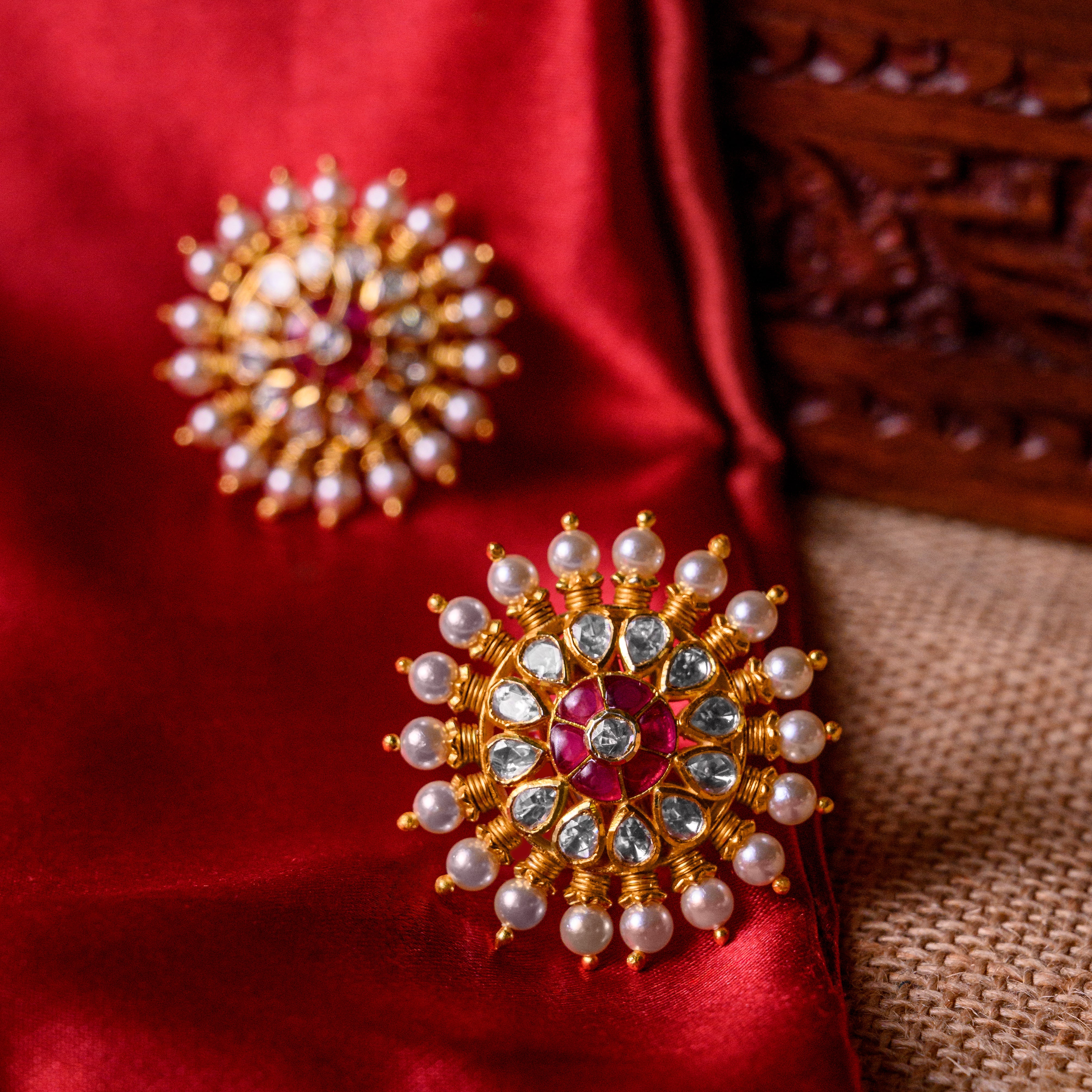 Royal Radiance Polki Studs