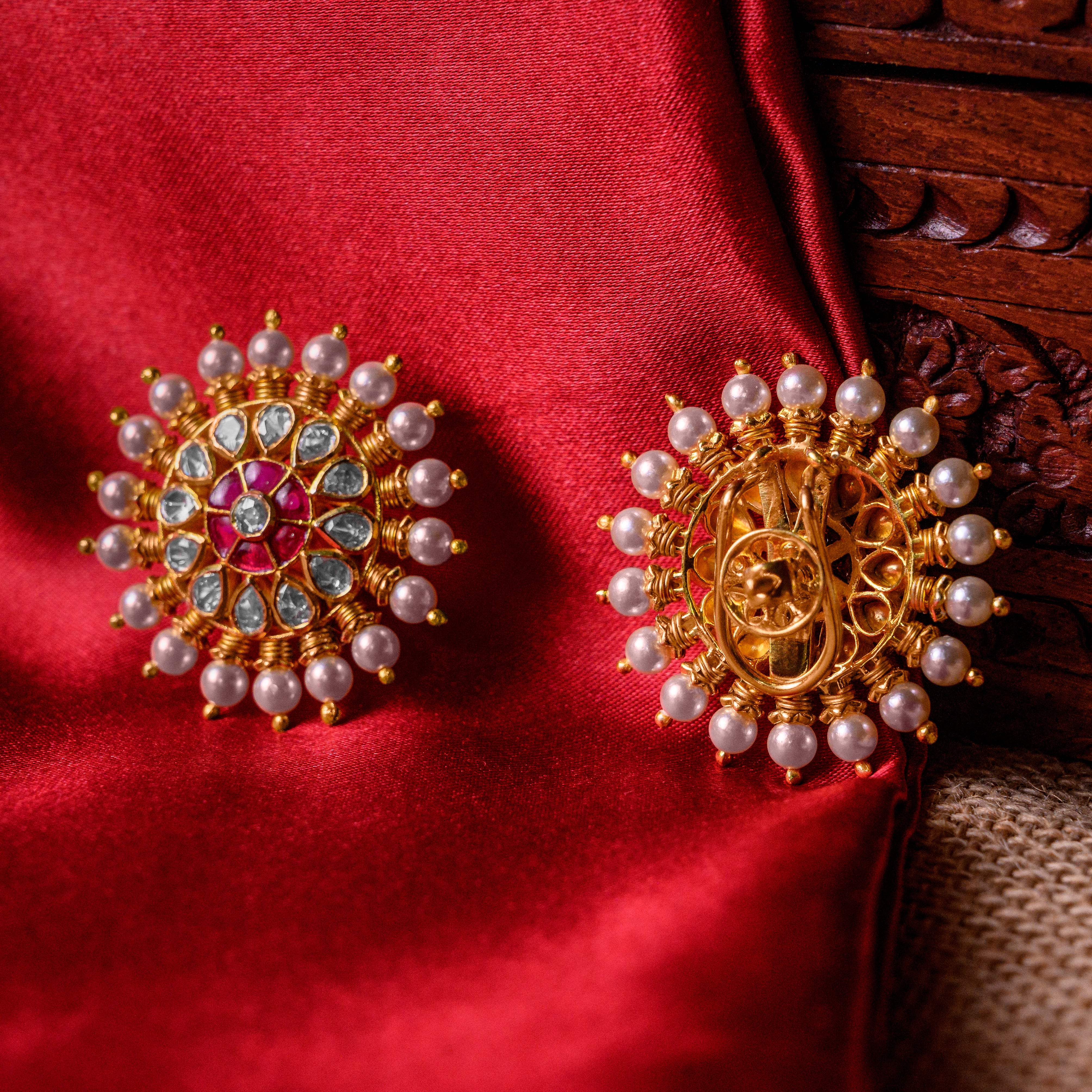 Royal Radiance Polki Studs