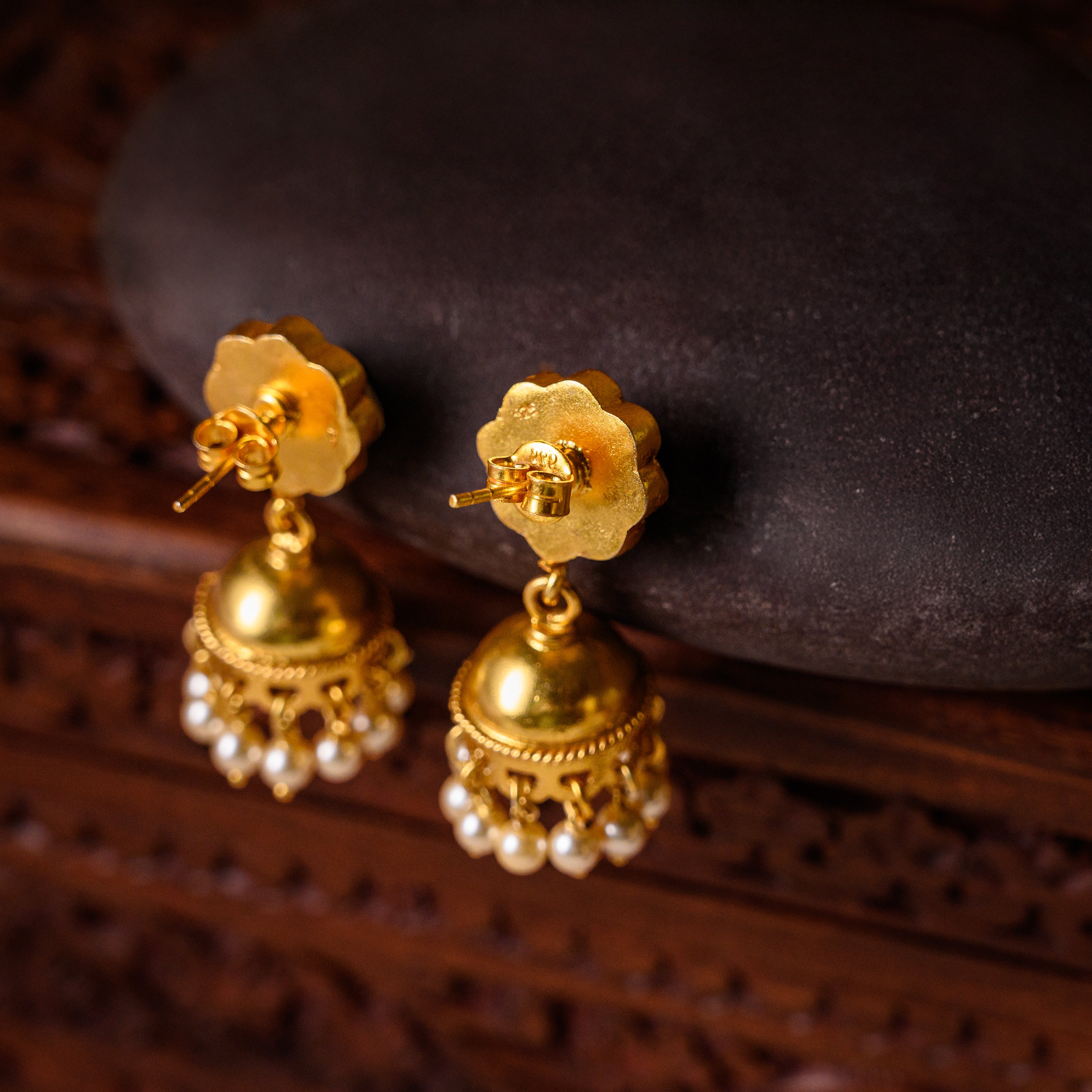 Zara Kundan Jhumka