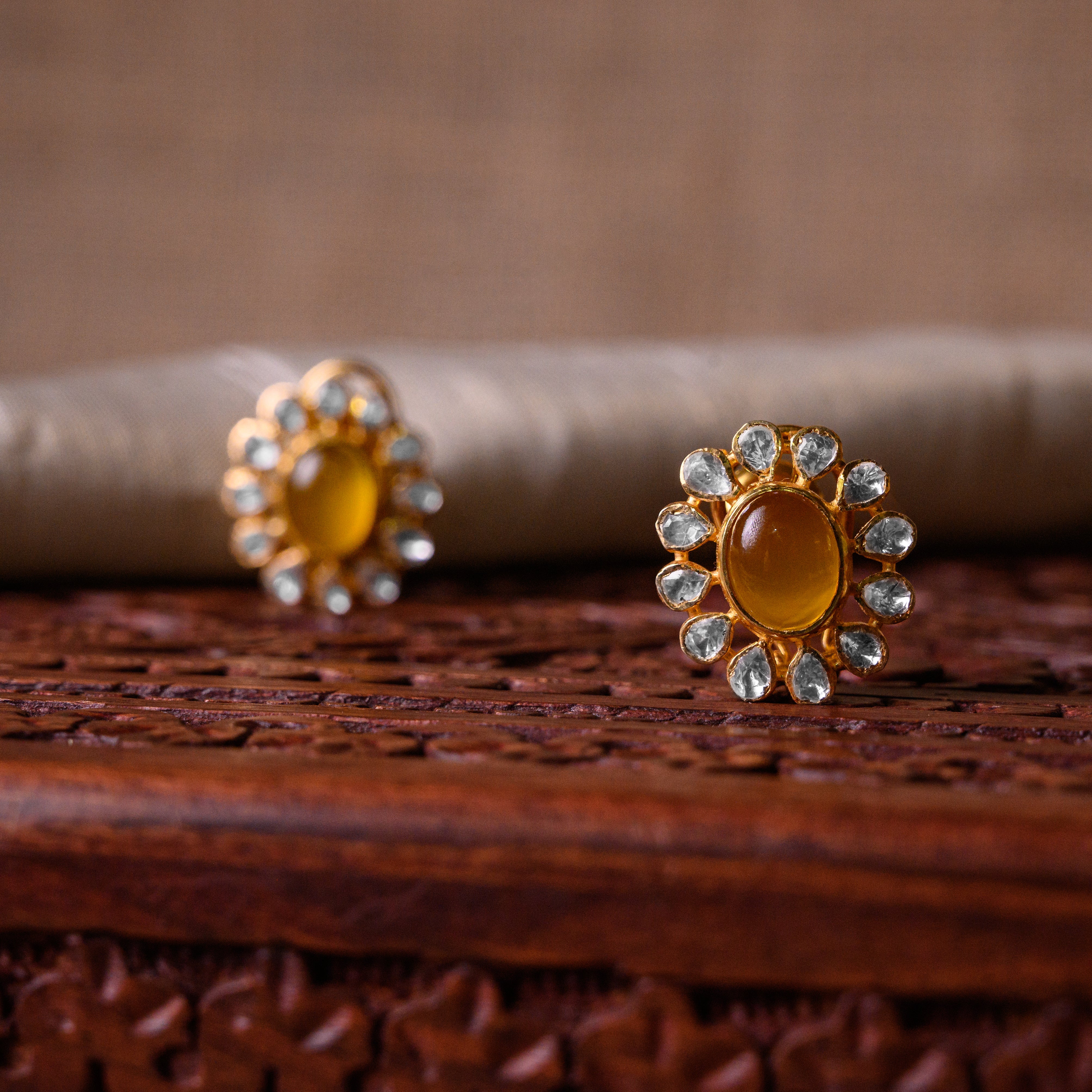 Swarnika Polki Pendant Set
