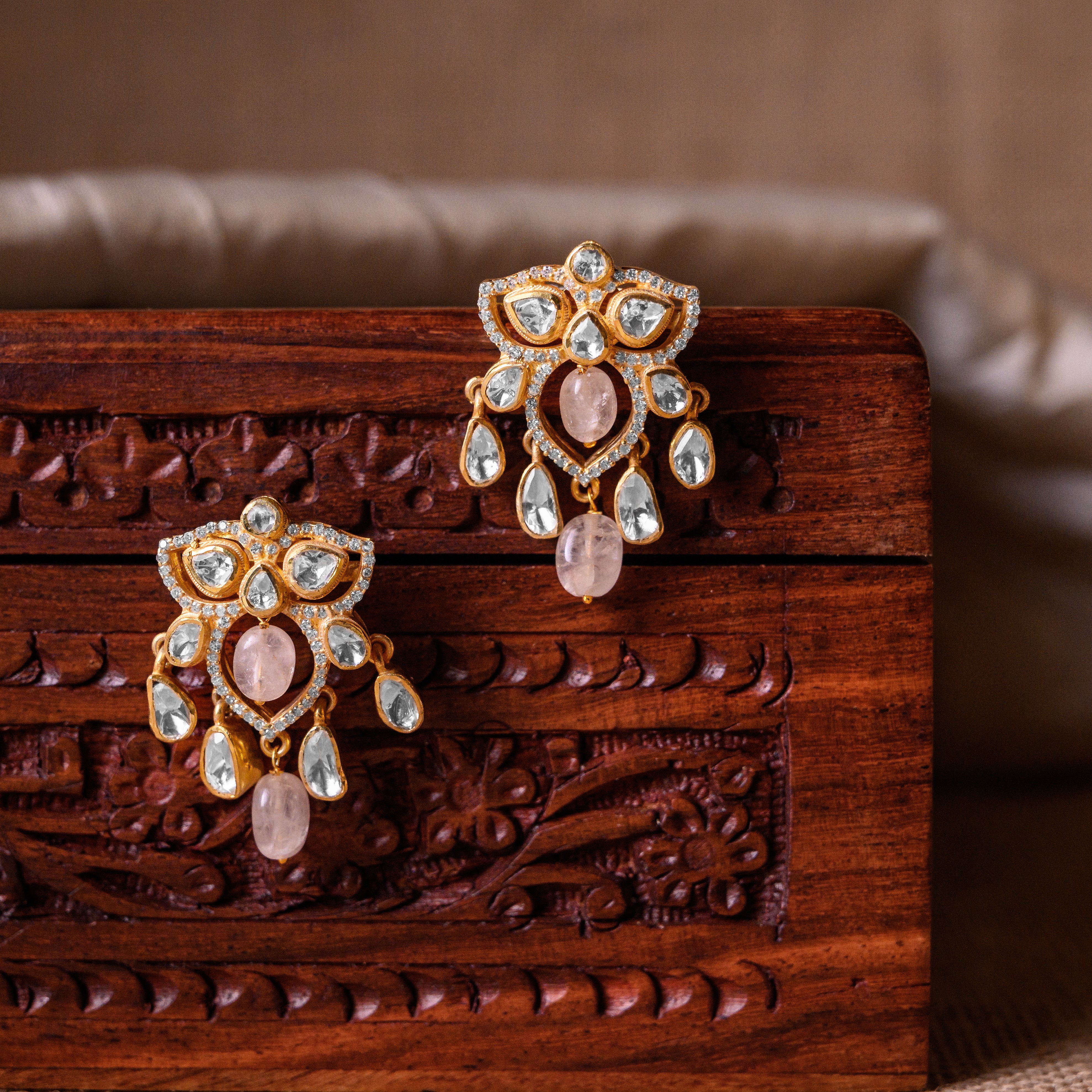 Noora Bella Polki Pendant Set