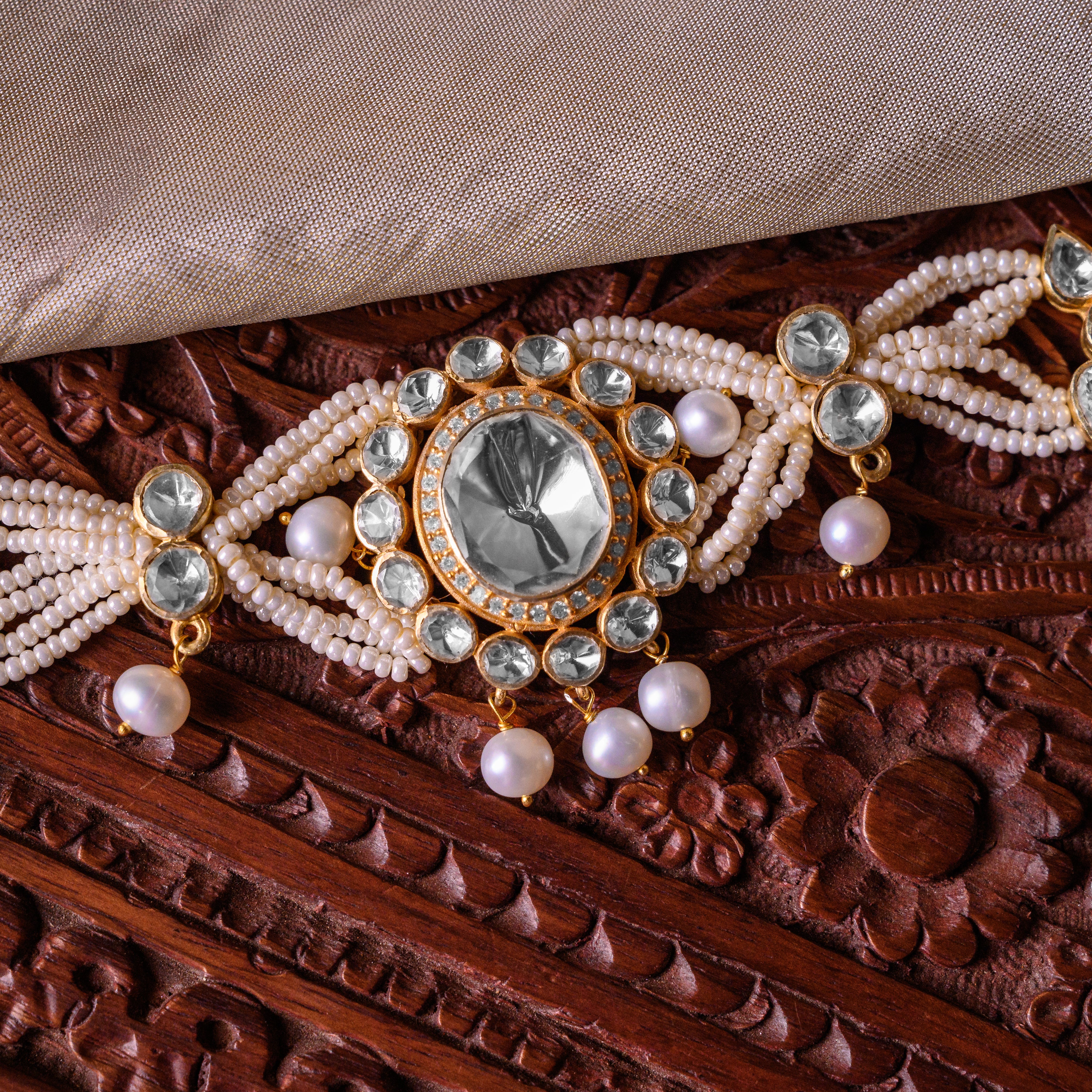 Sitara Leher Polki Choker Set