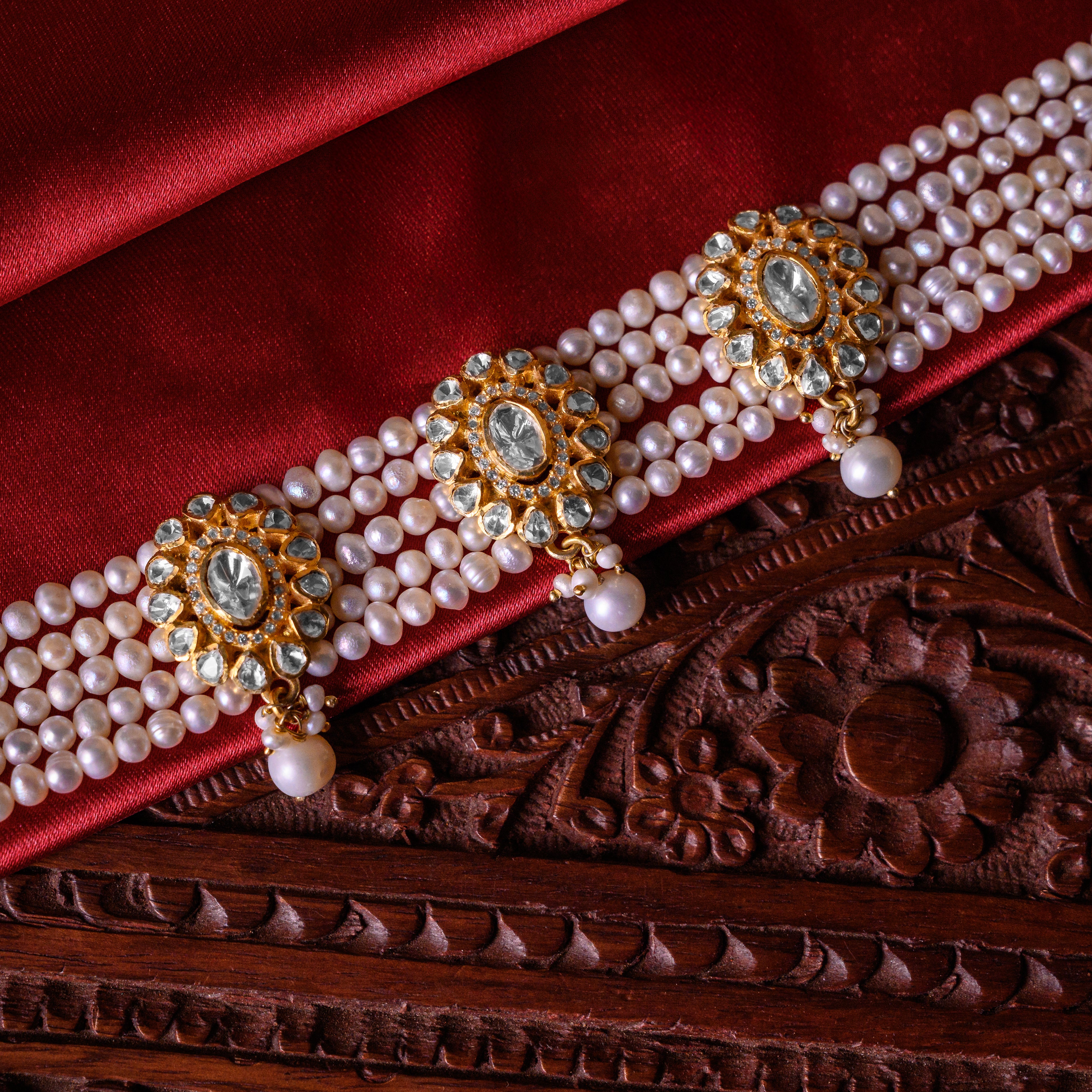 Amara Raga Polki Choker Set