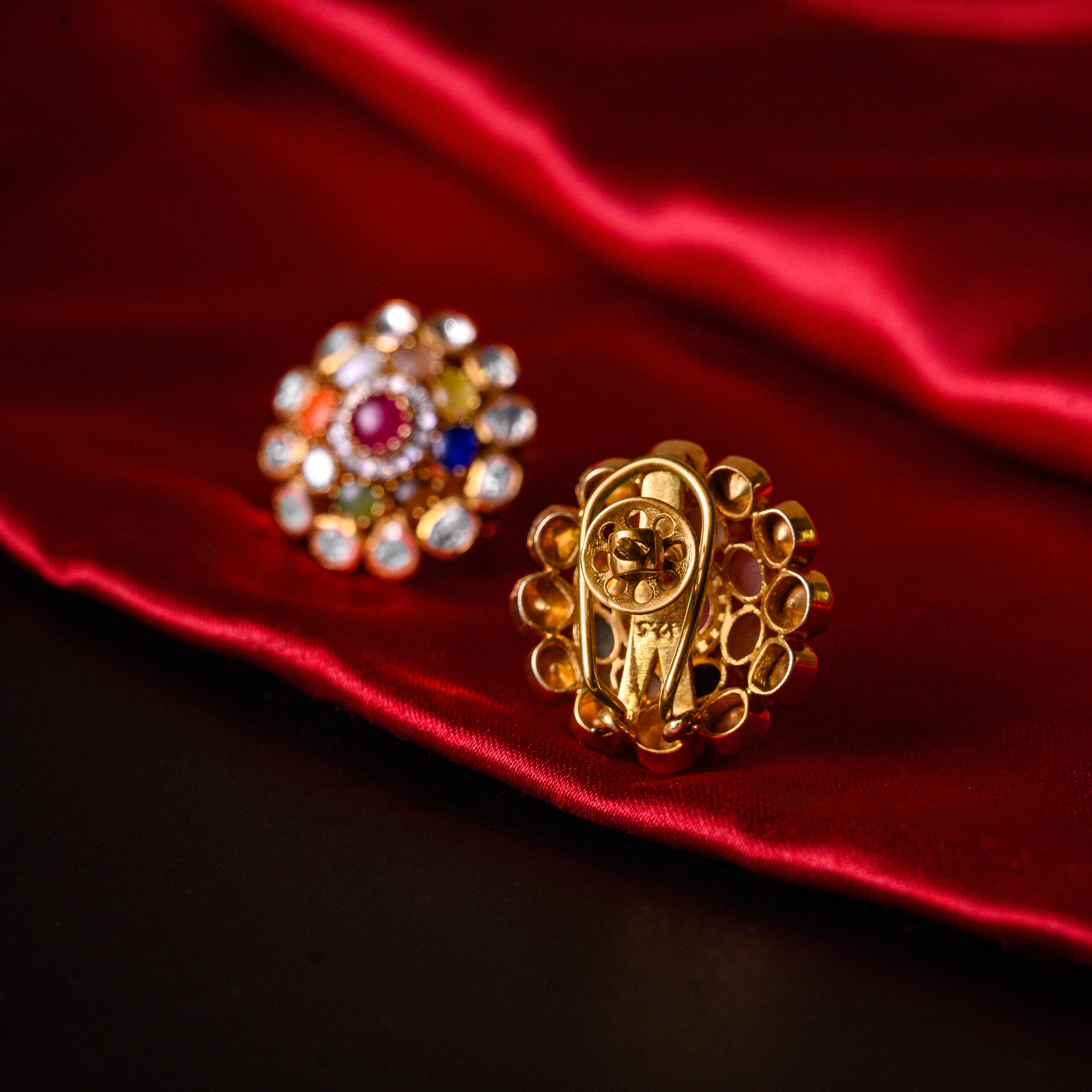 Mehraab Polki Studs