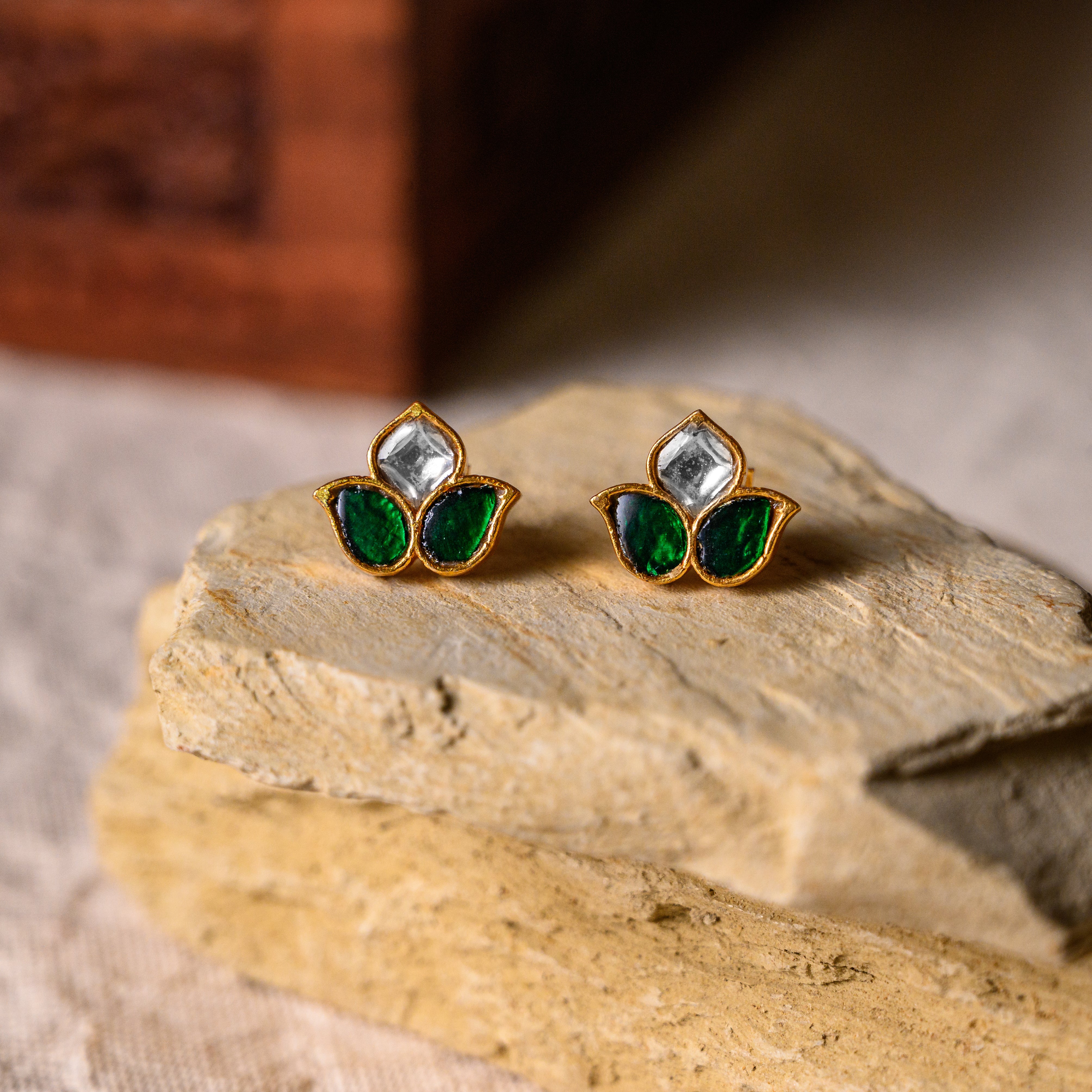 Suriya Kundan Studs