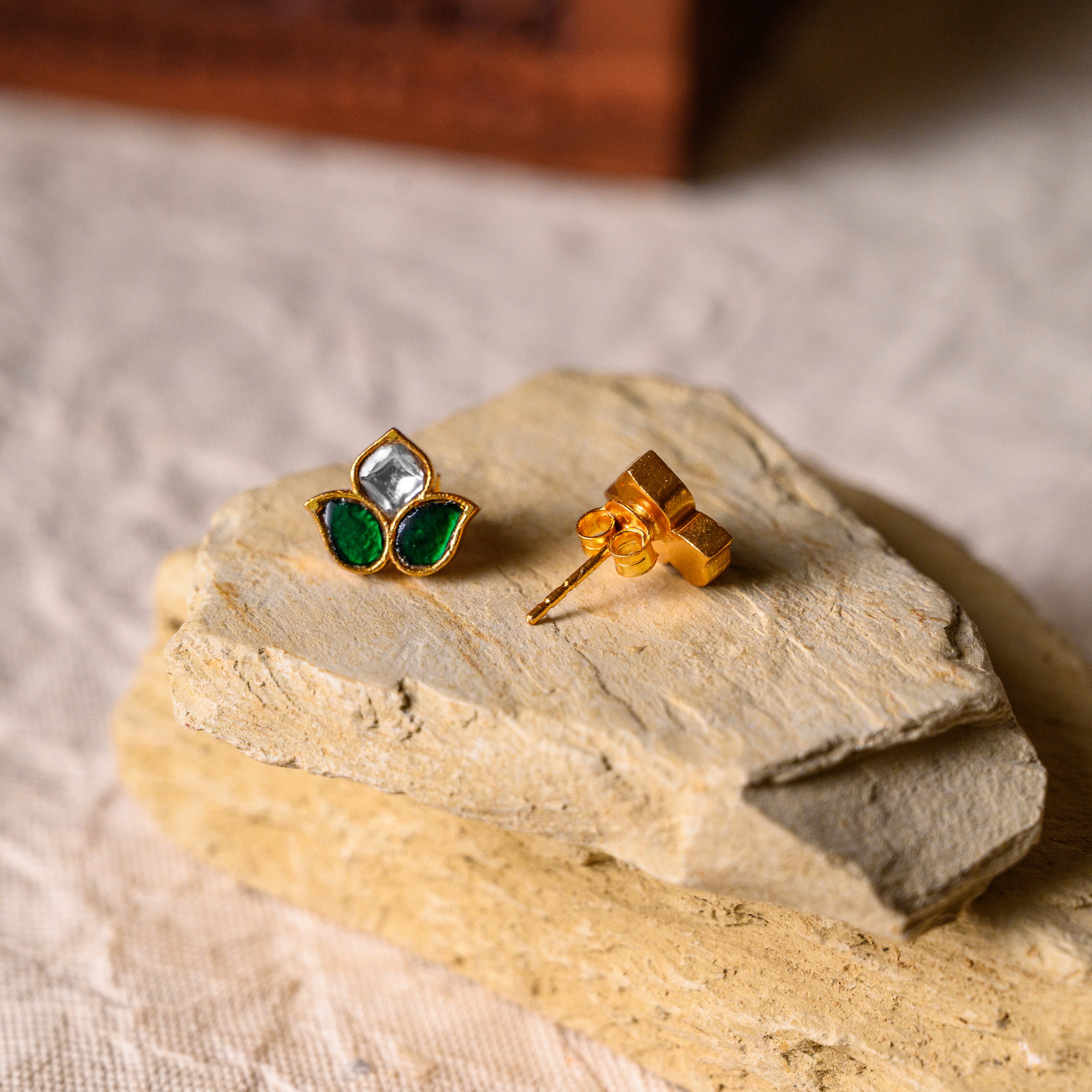 Suriya Kundan Studs
