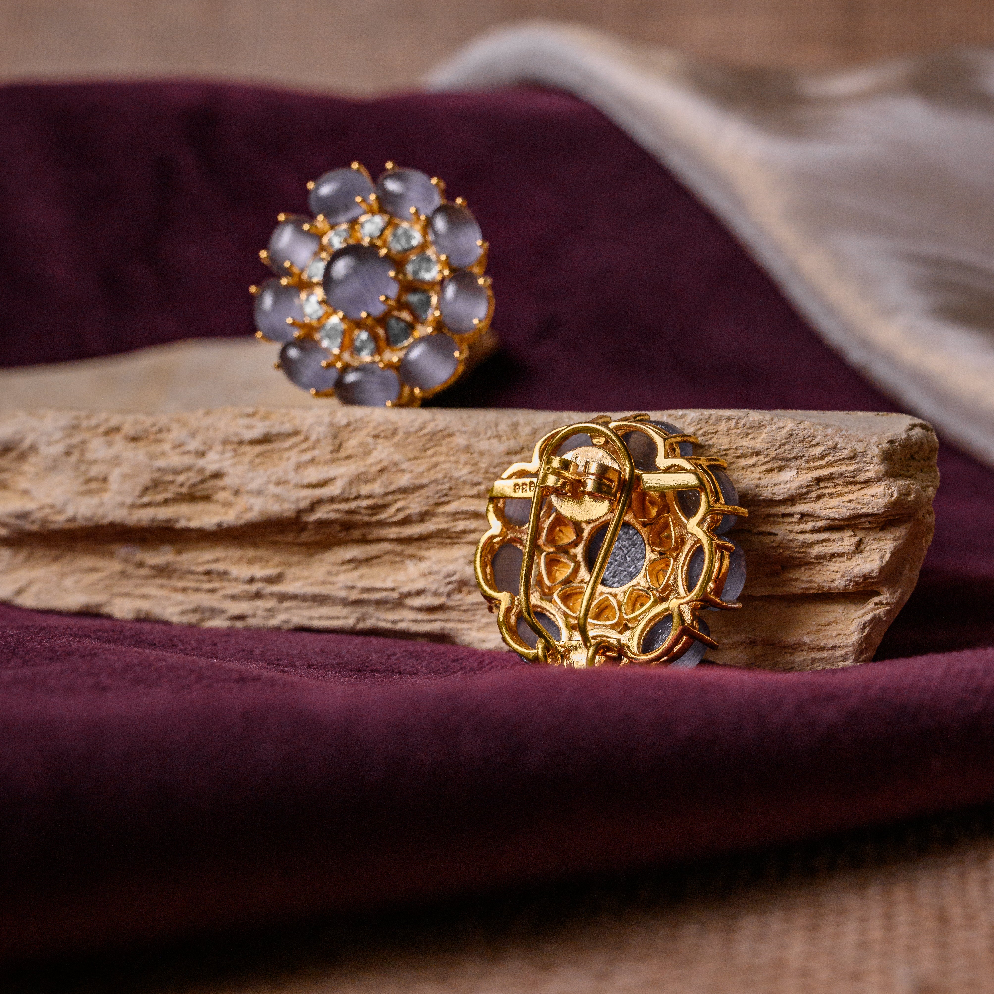 Aurora Polki Studs