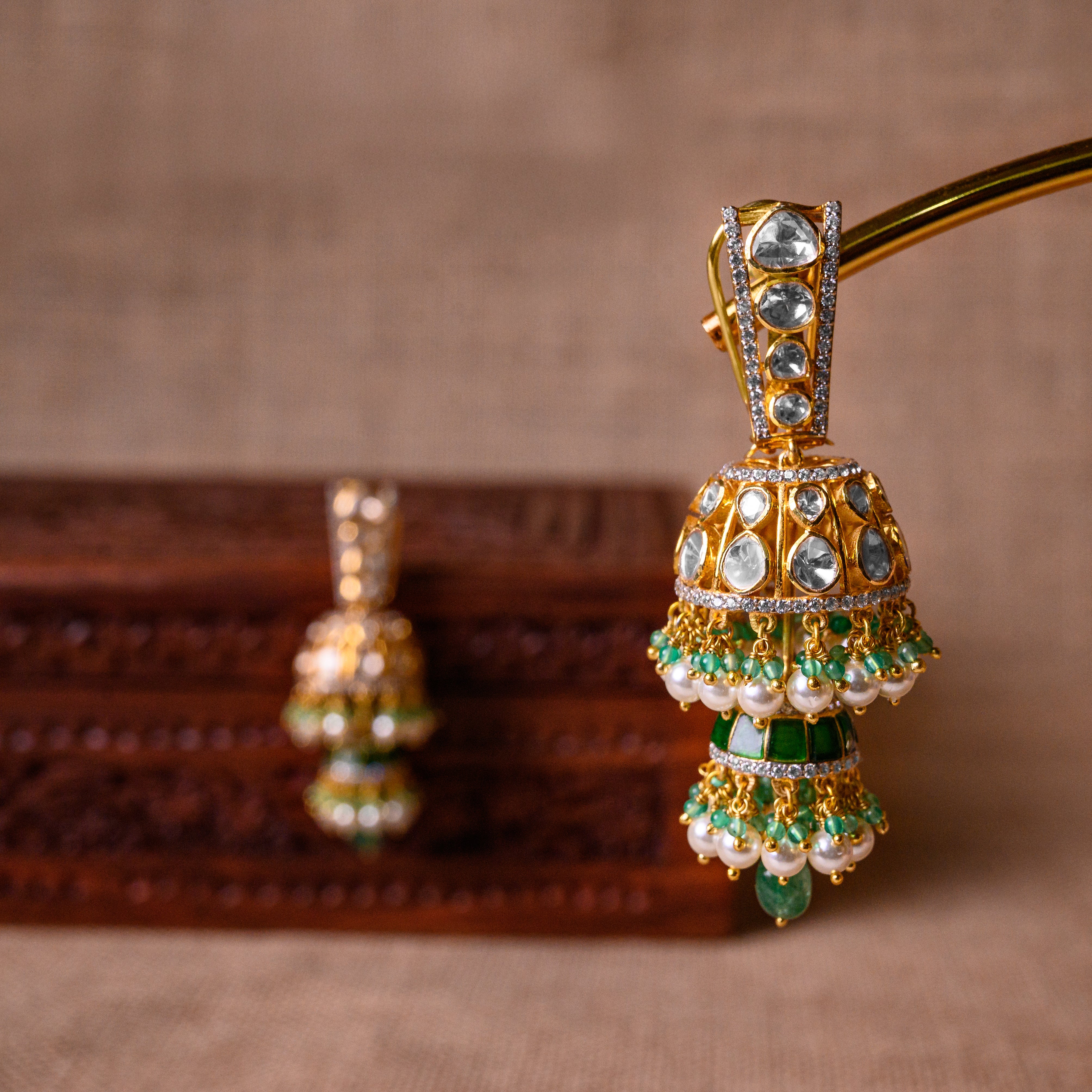 Meher Polki Jhumka