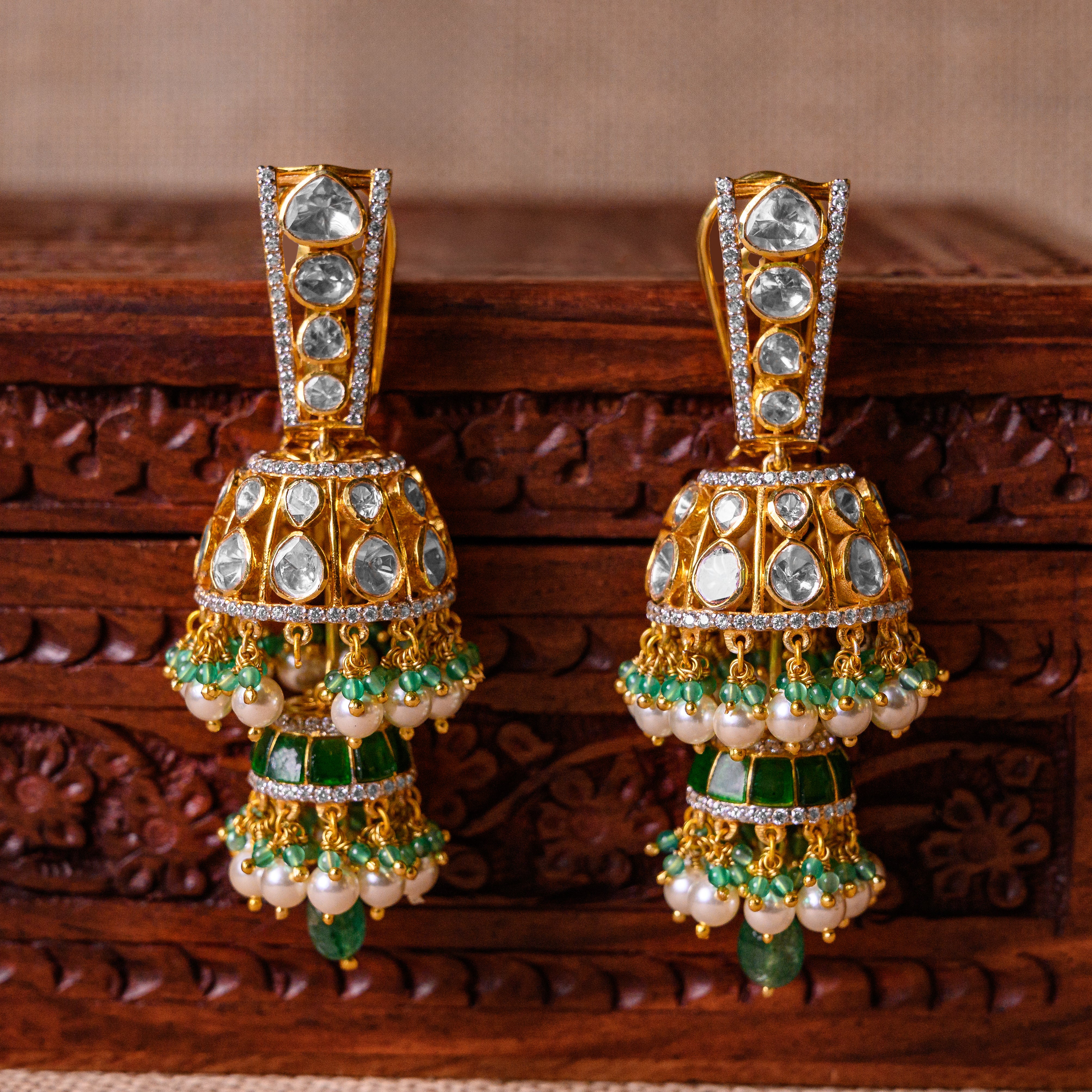 Meher Polki Jhumka