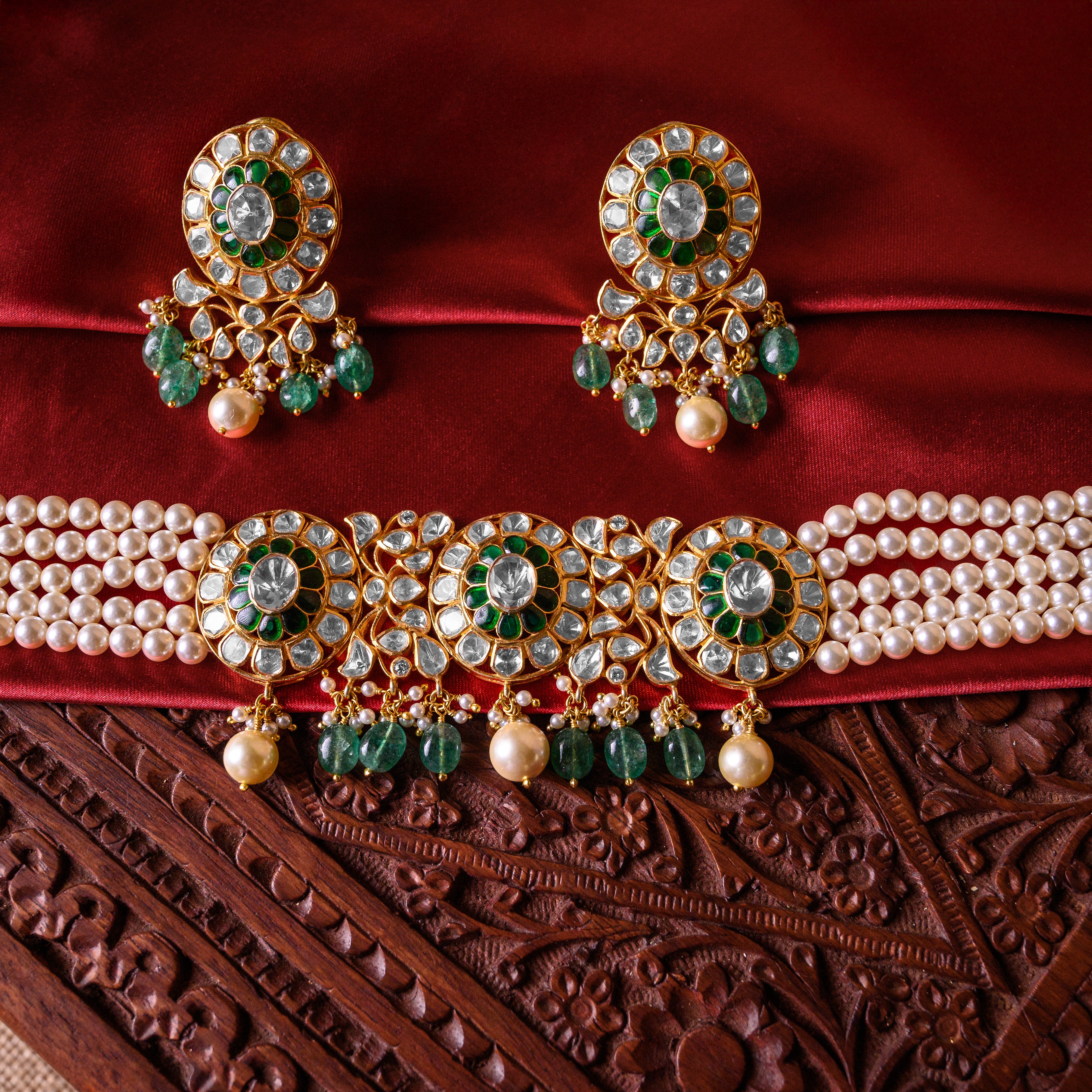 Noorvilas Polki Choker Set