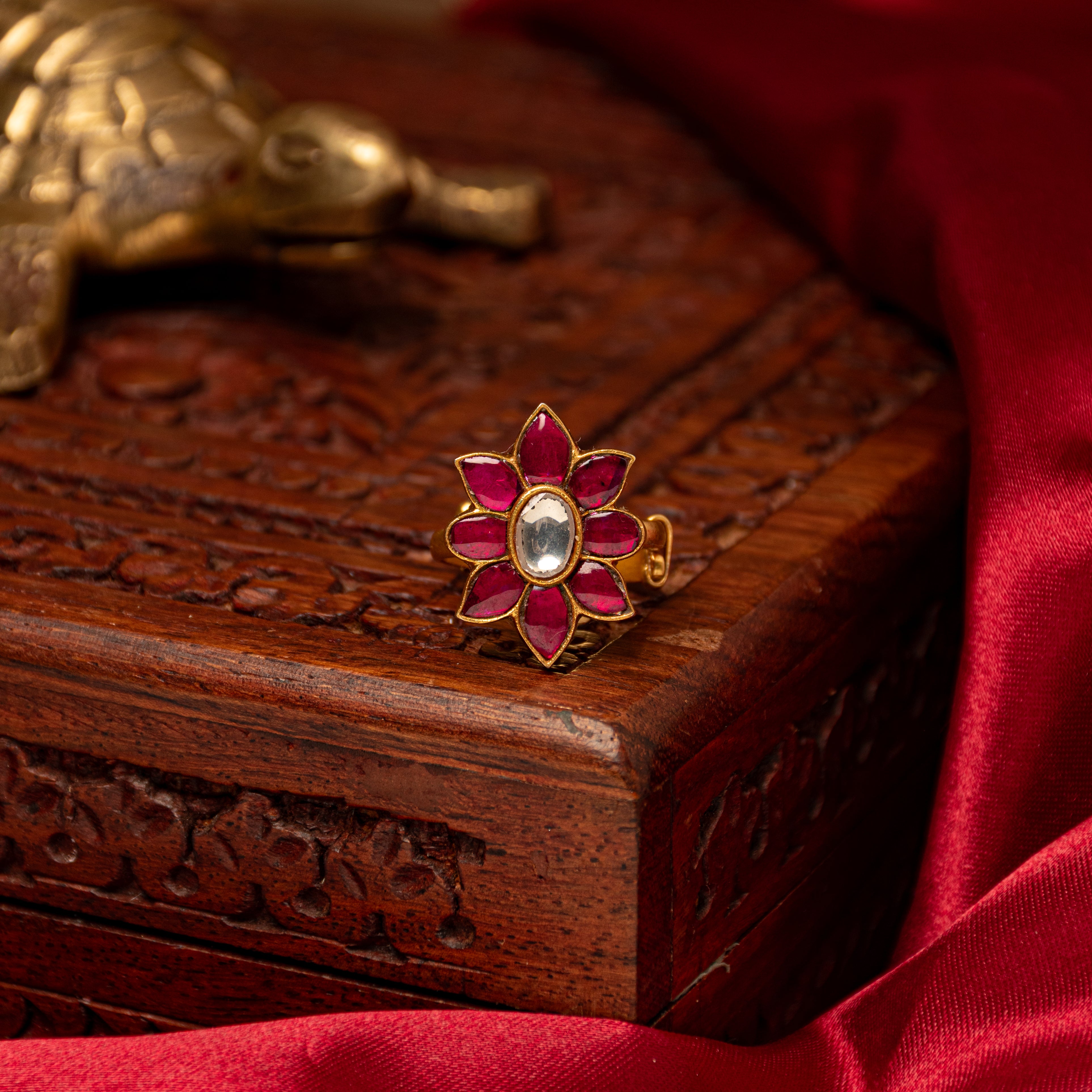 Sarojini Kundan Ring