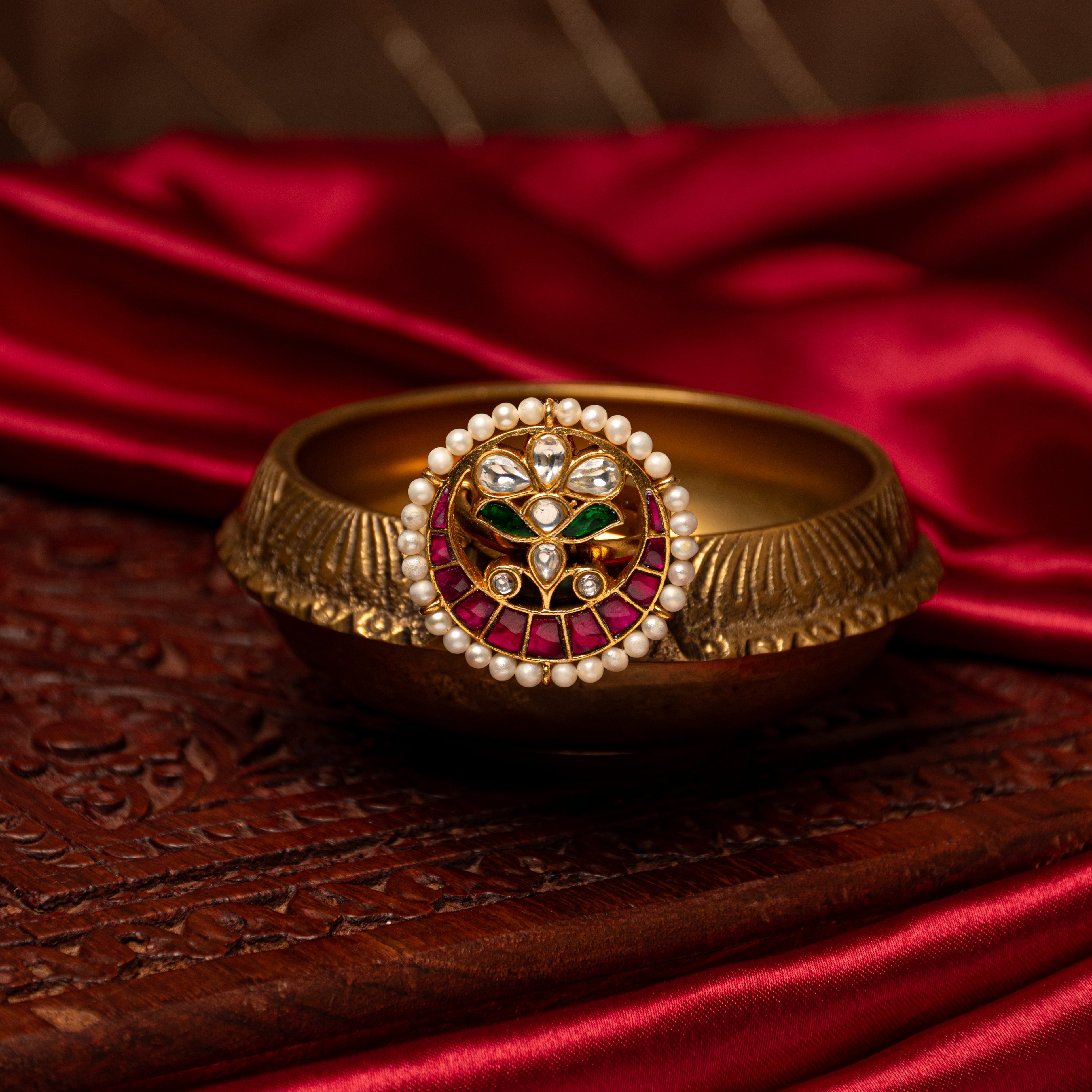 Chandrika Kundan Ring
