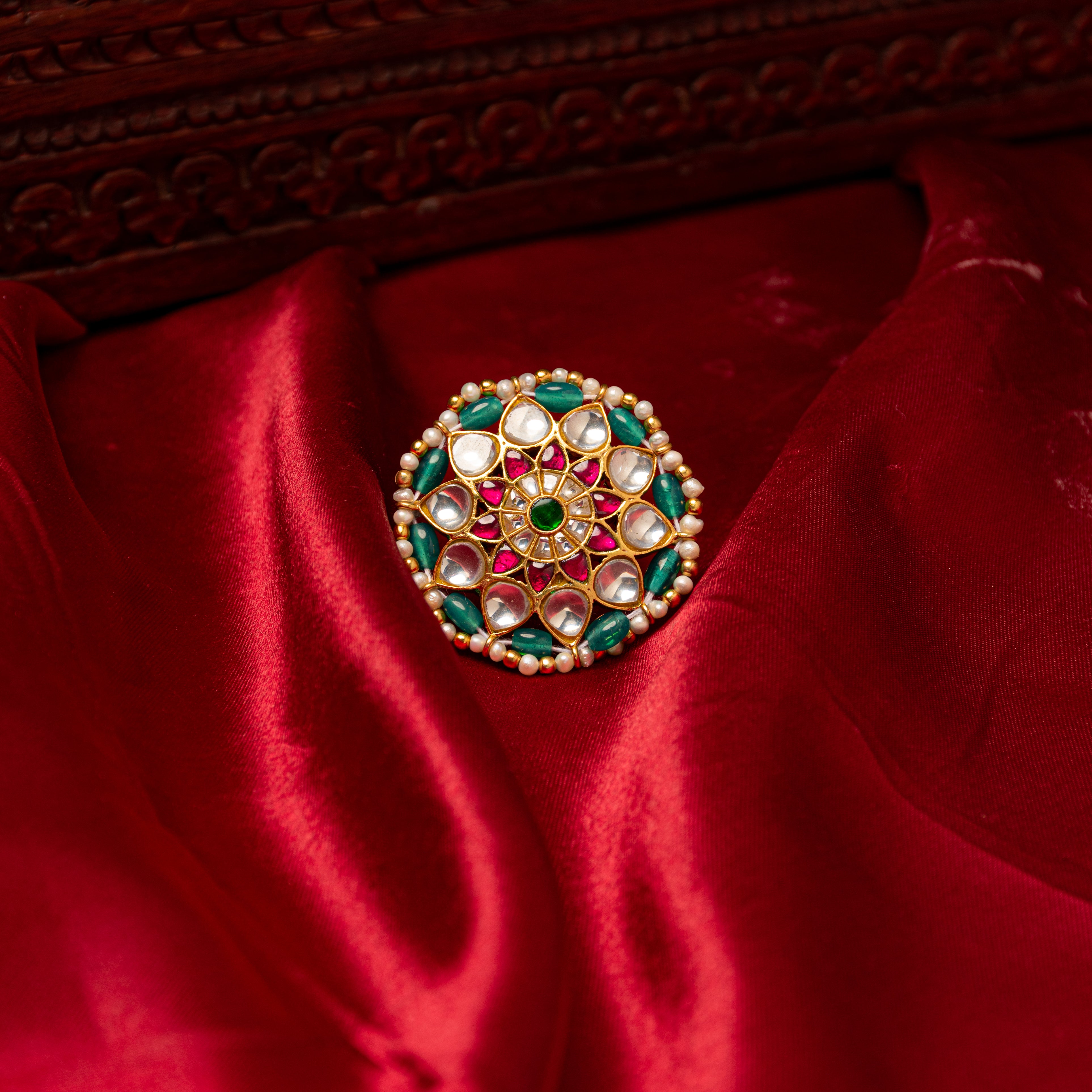 Neelpari Kundan Ring