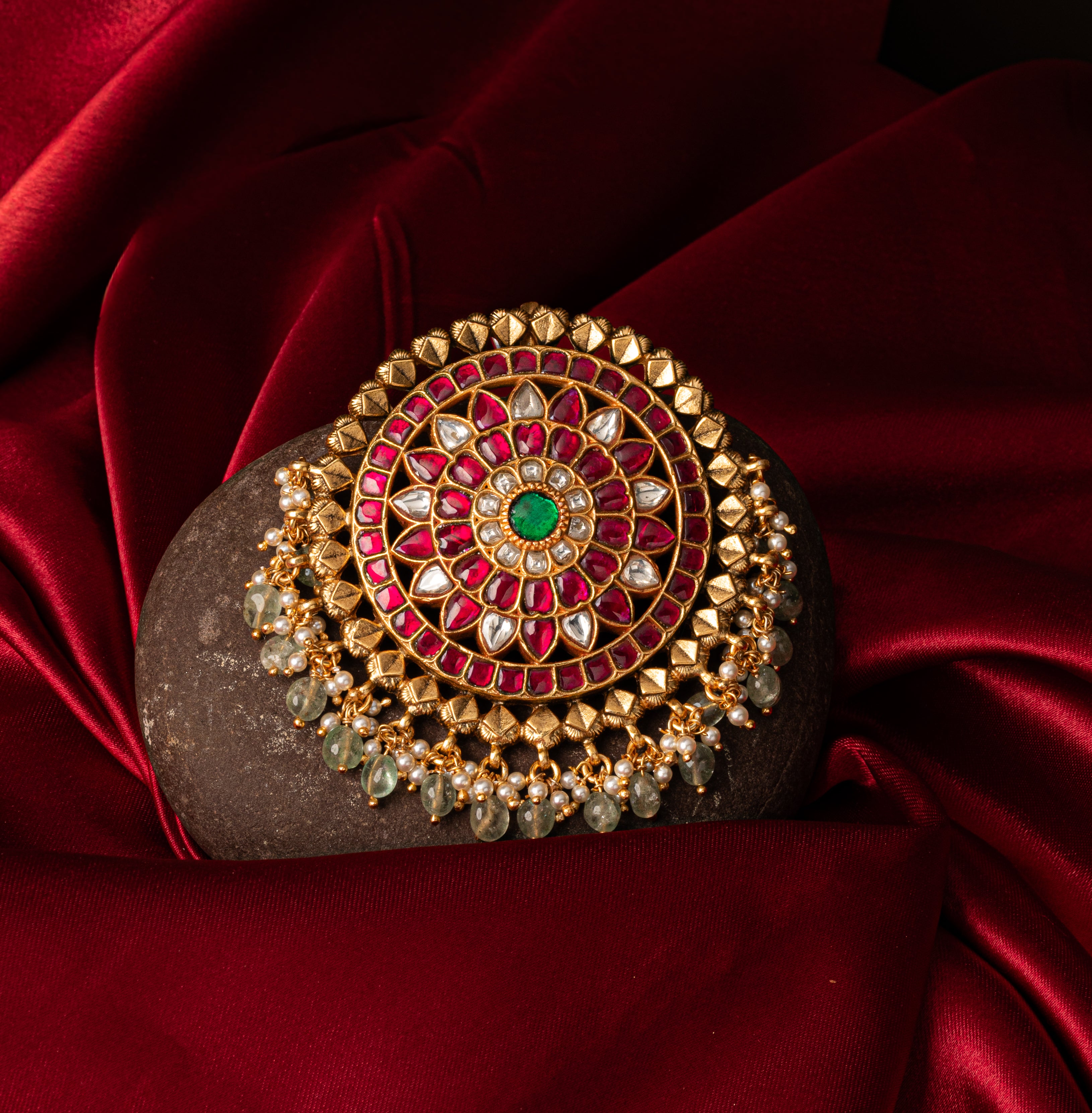 Mandala Kundan Pendant