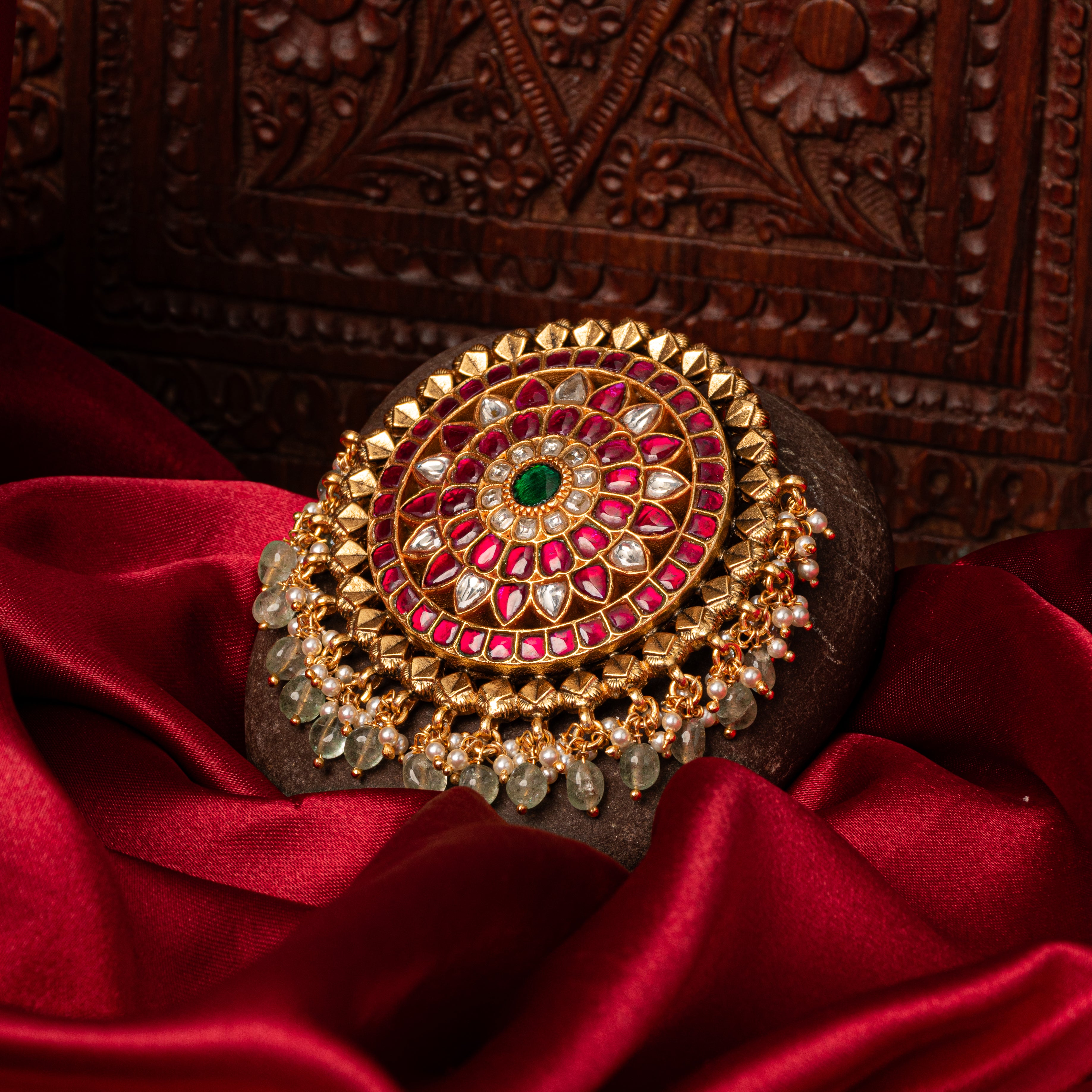 Mandala Kundan Pendant