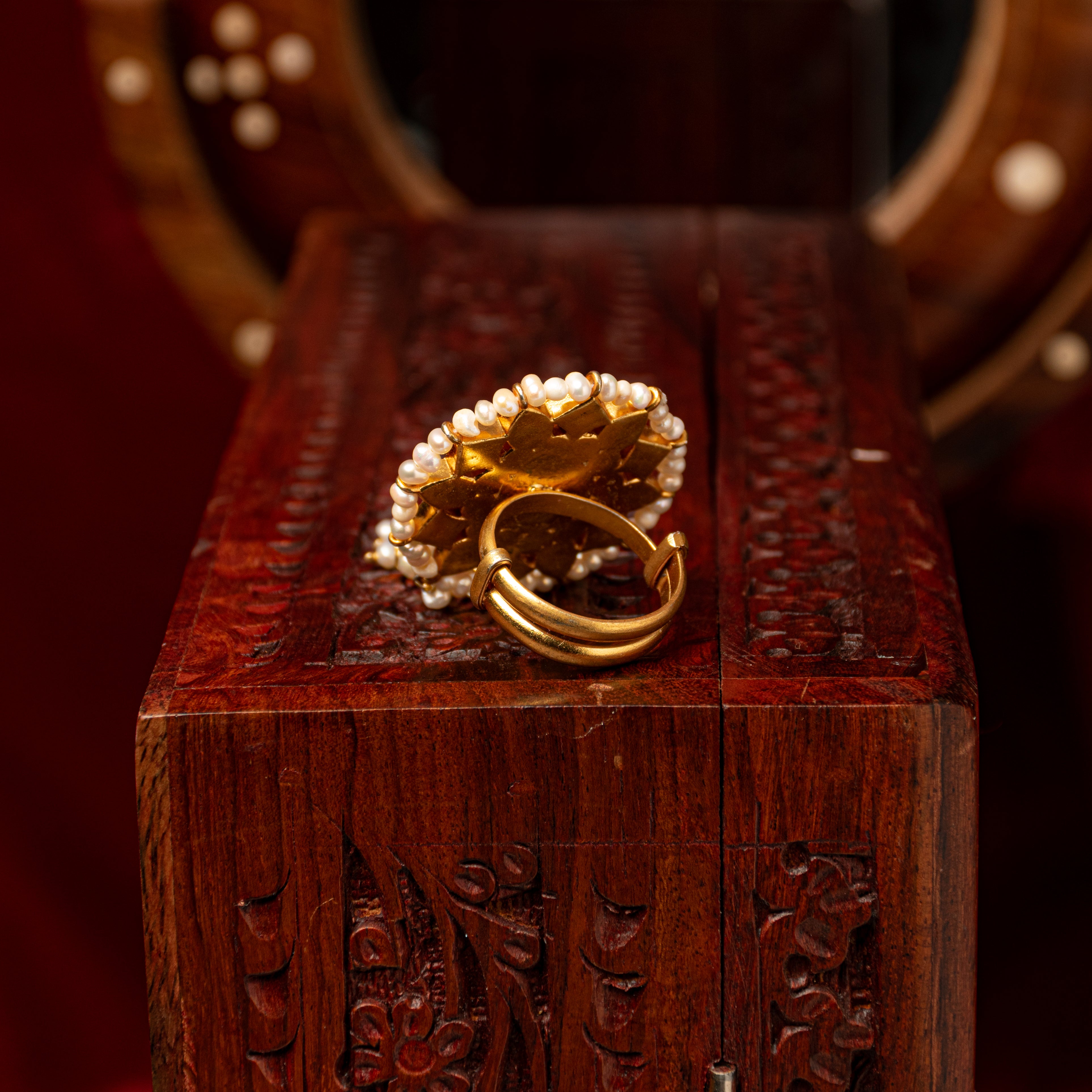 Neelanjana Kundan Ring