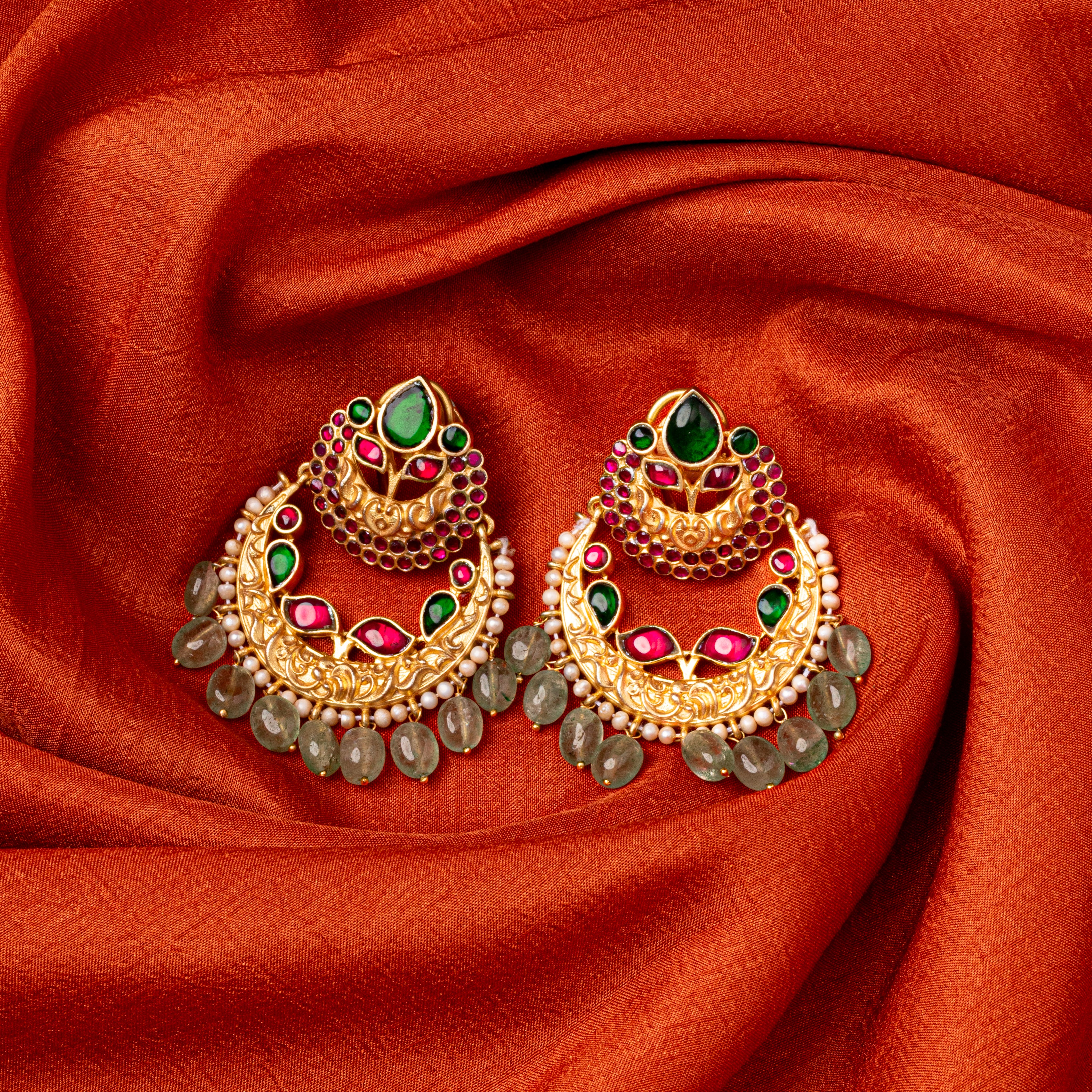 Sitara Chandni Kundan Chand Bali