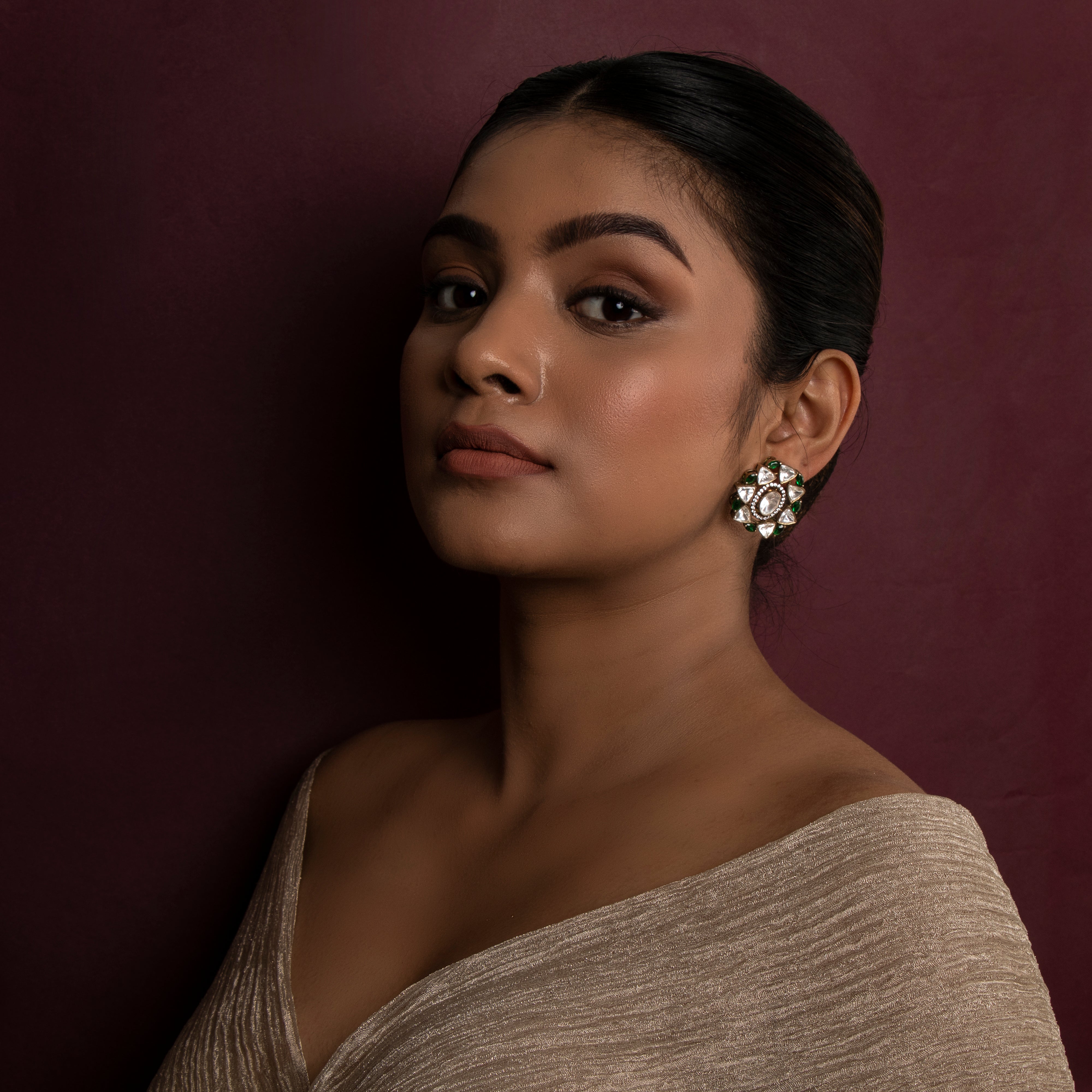 Aashira Polki Studs