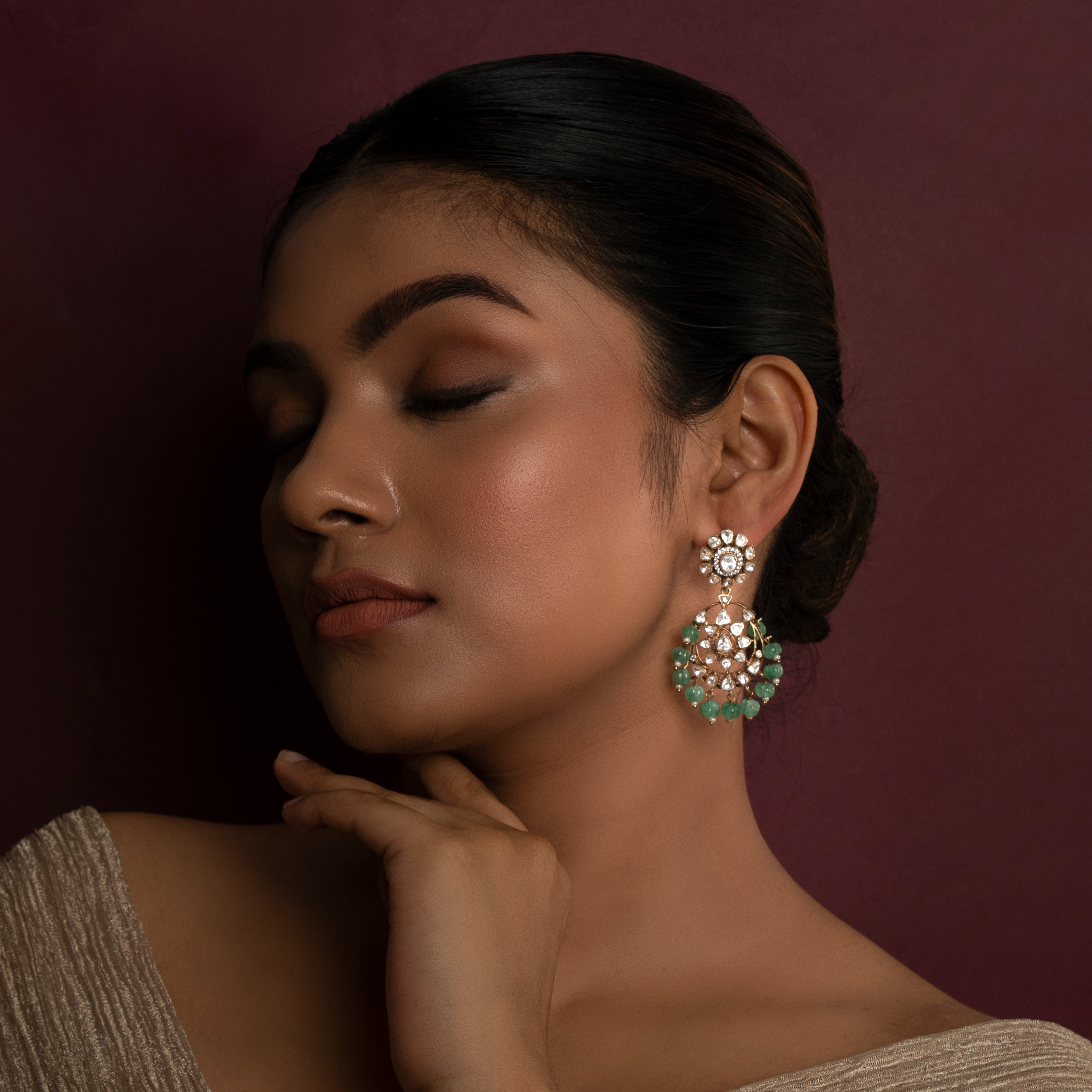 Ezlyn Polki Earrings