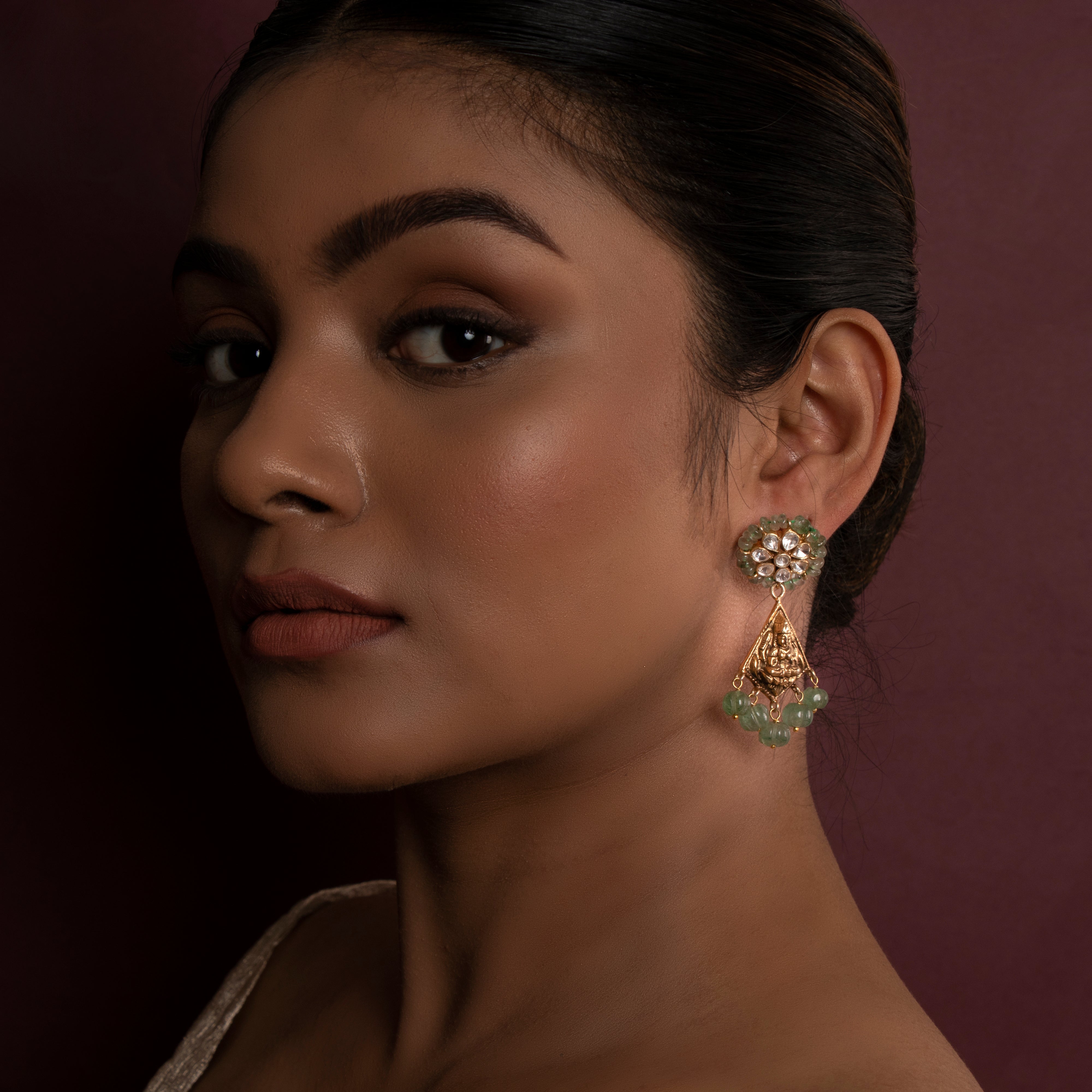 Este Polki Earrings
