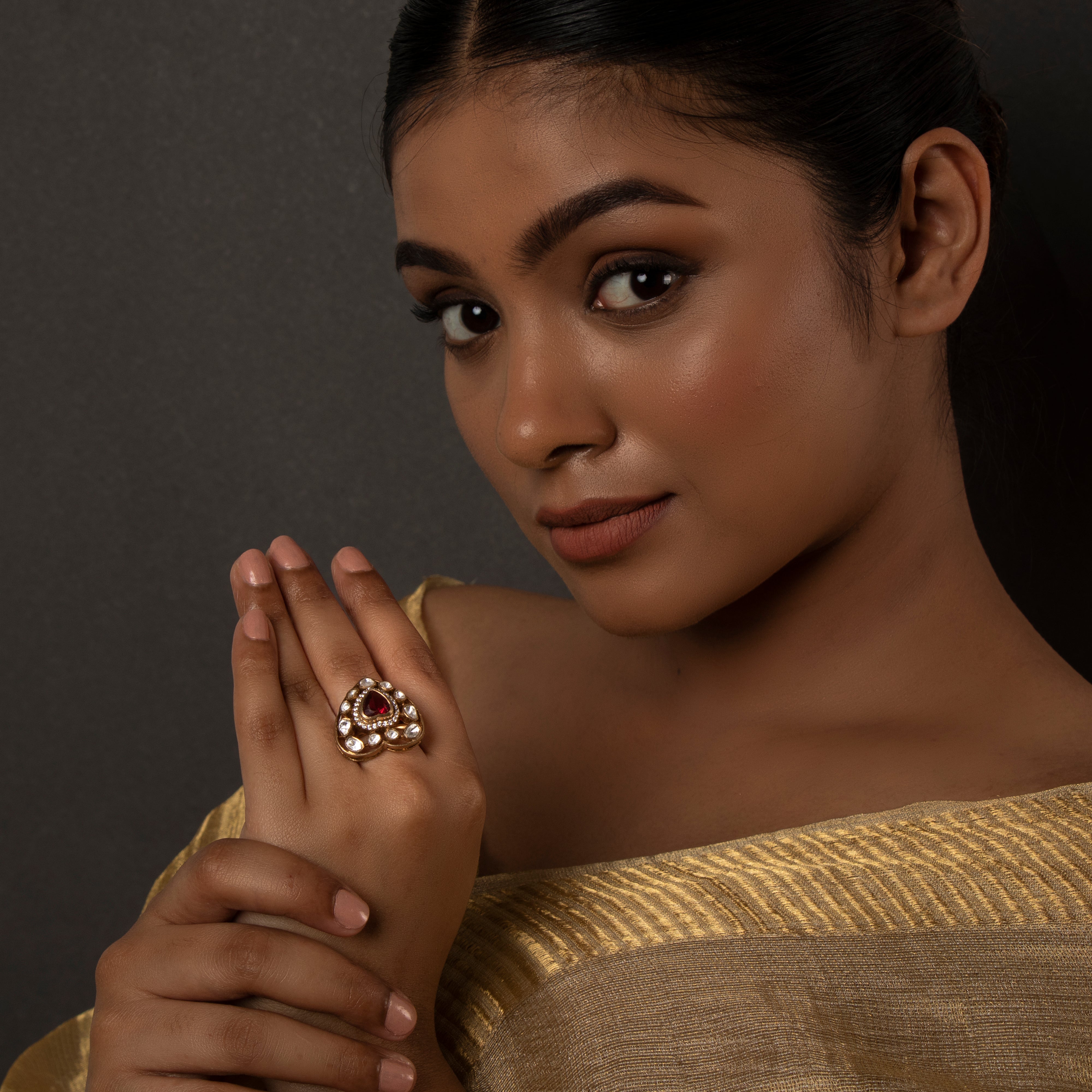 Vyara Polki Ring