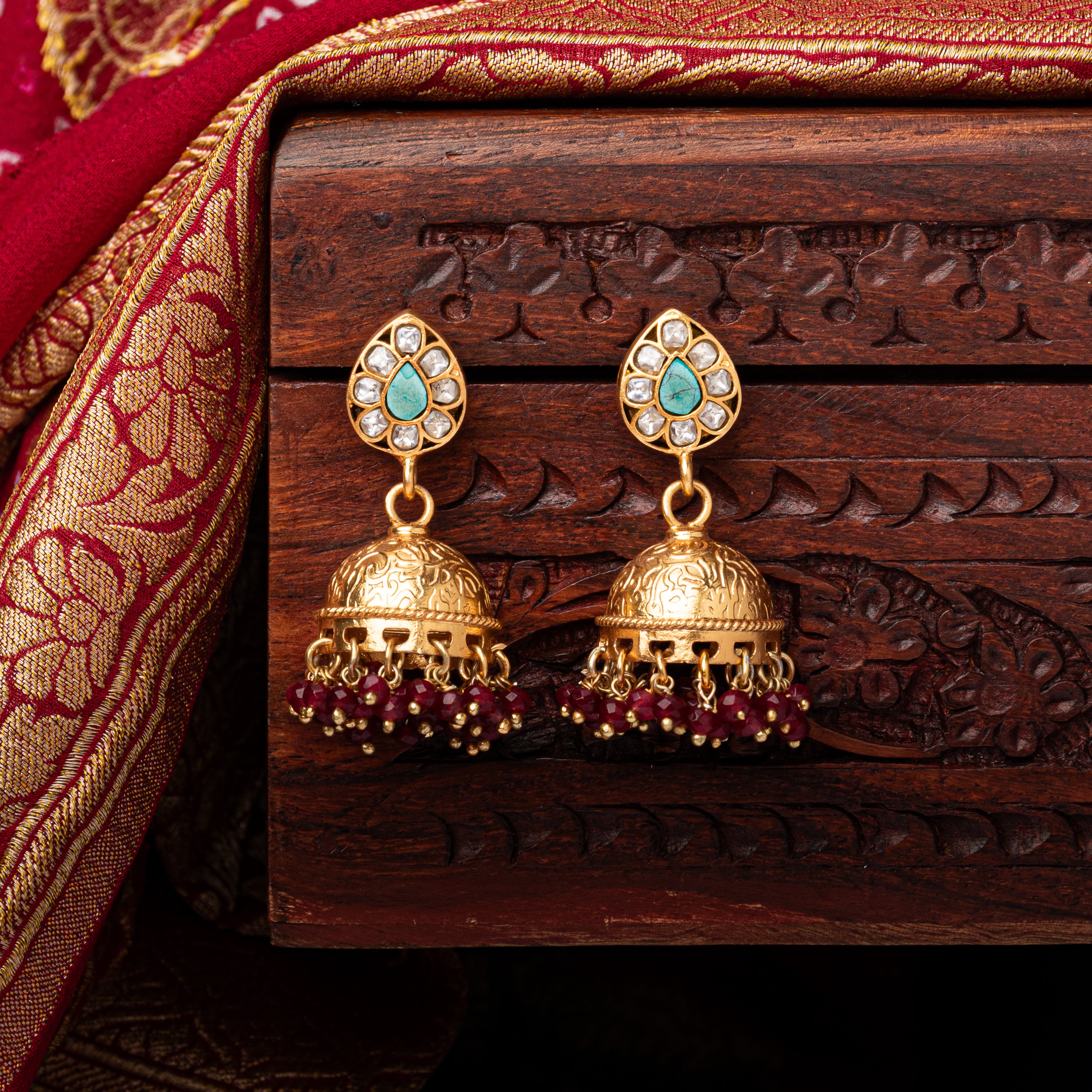 Kanmani Kundan Jhumka