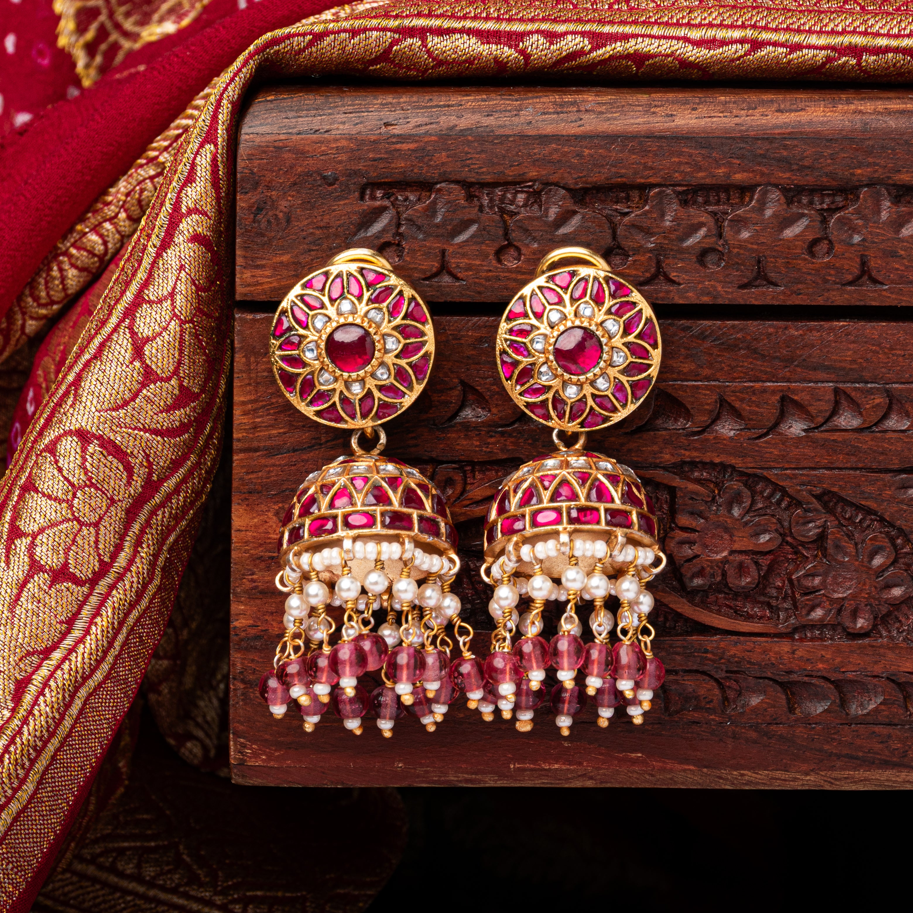 Sundara Kundan Jhumka