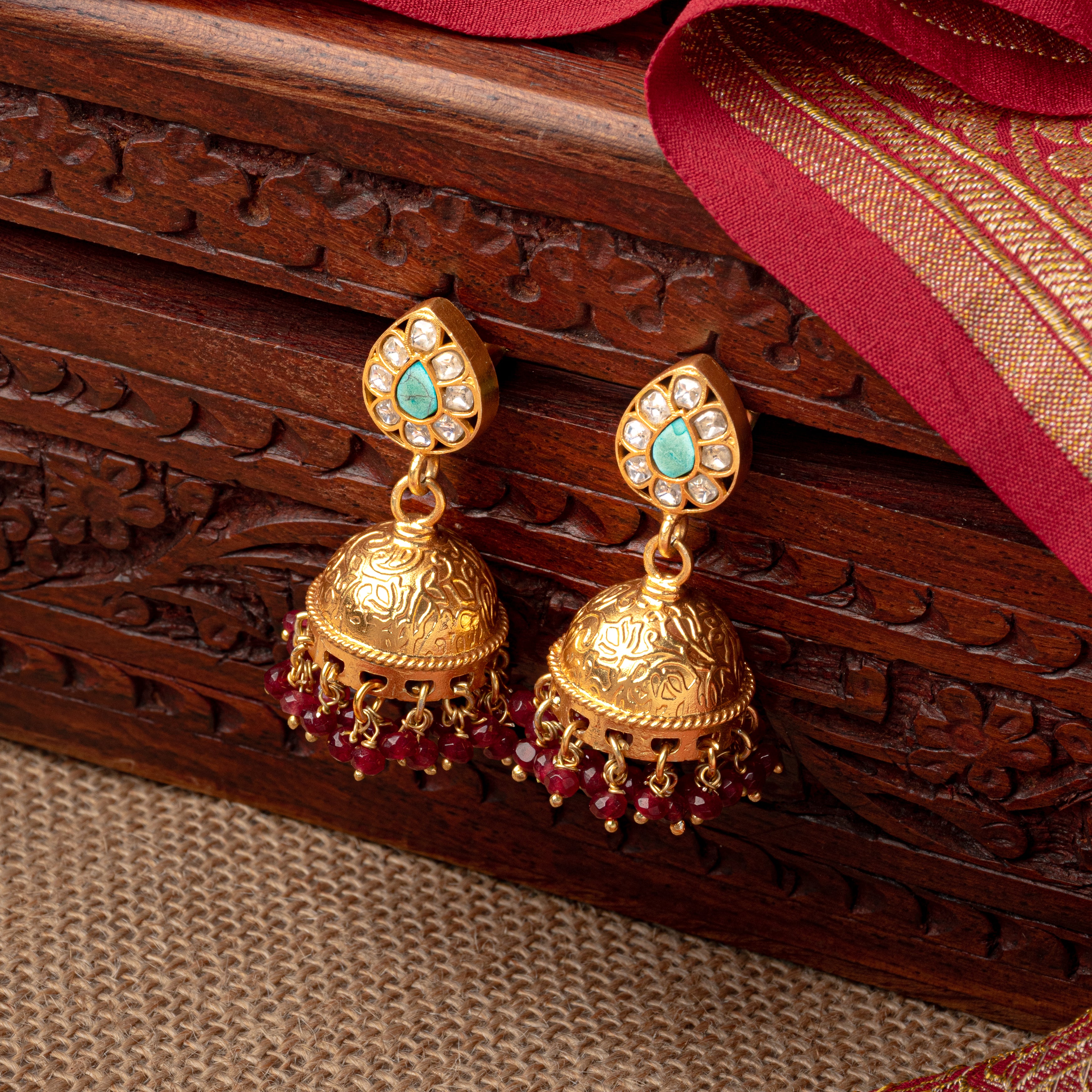 Kanmani Kundan Jhumka
