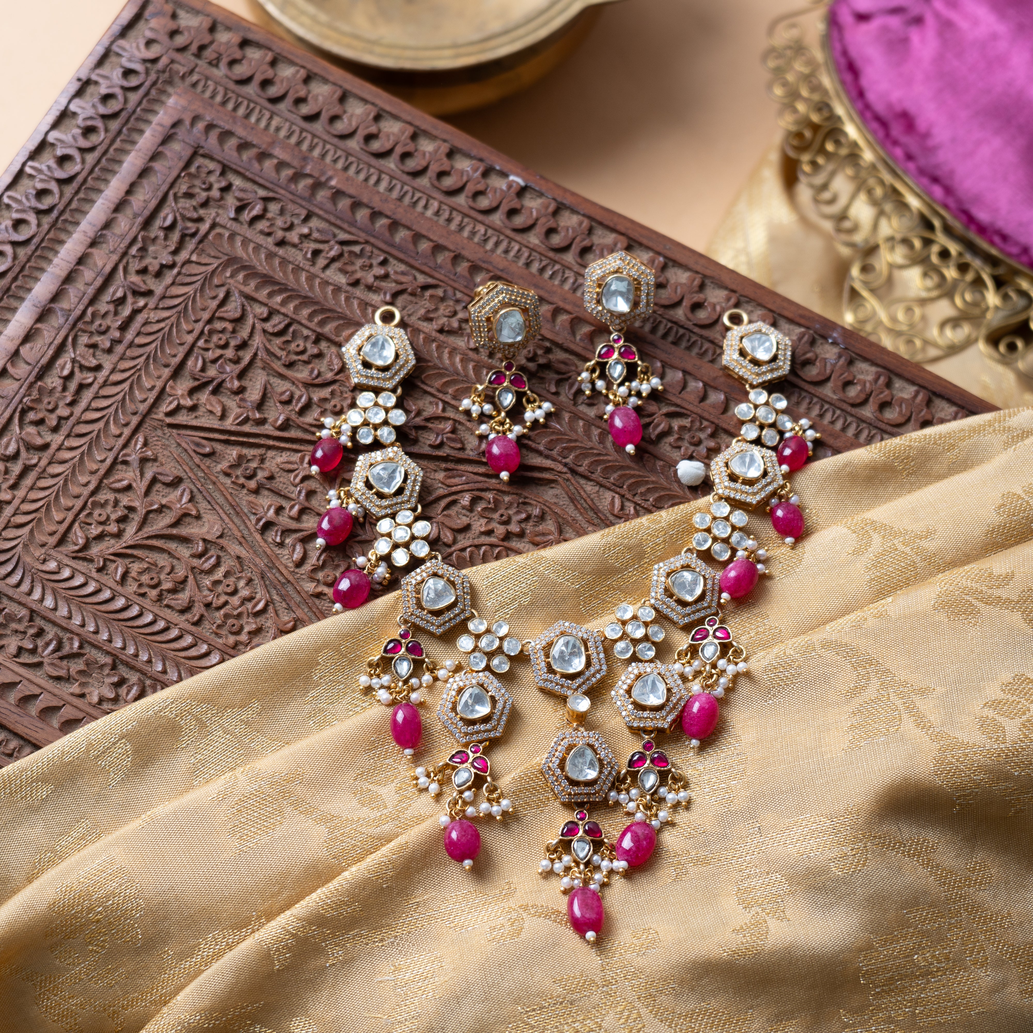 Alaya Polki Hangings