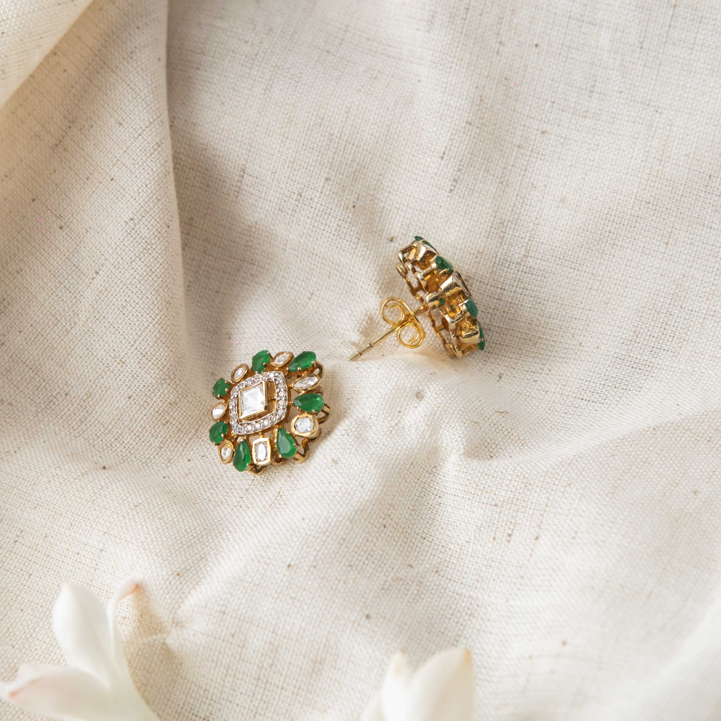 Tvesha Polki Studs