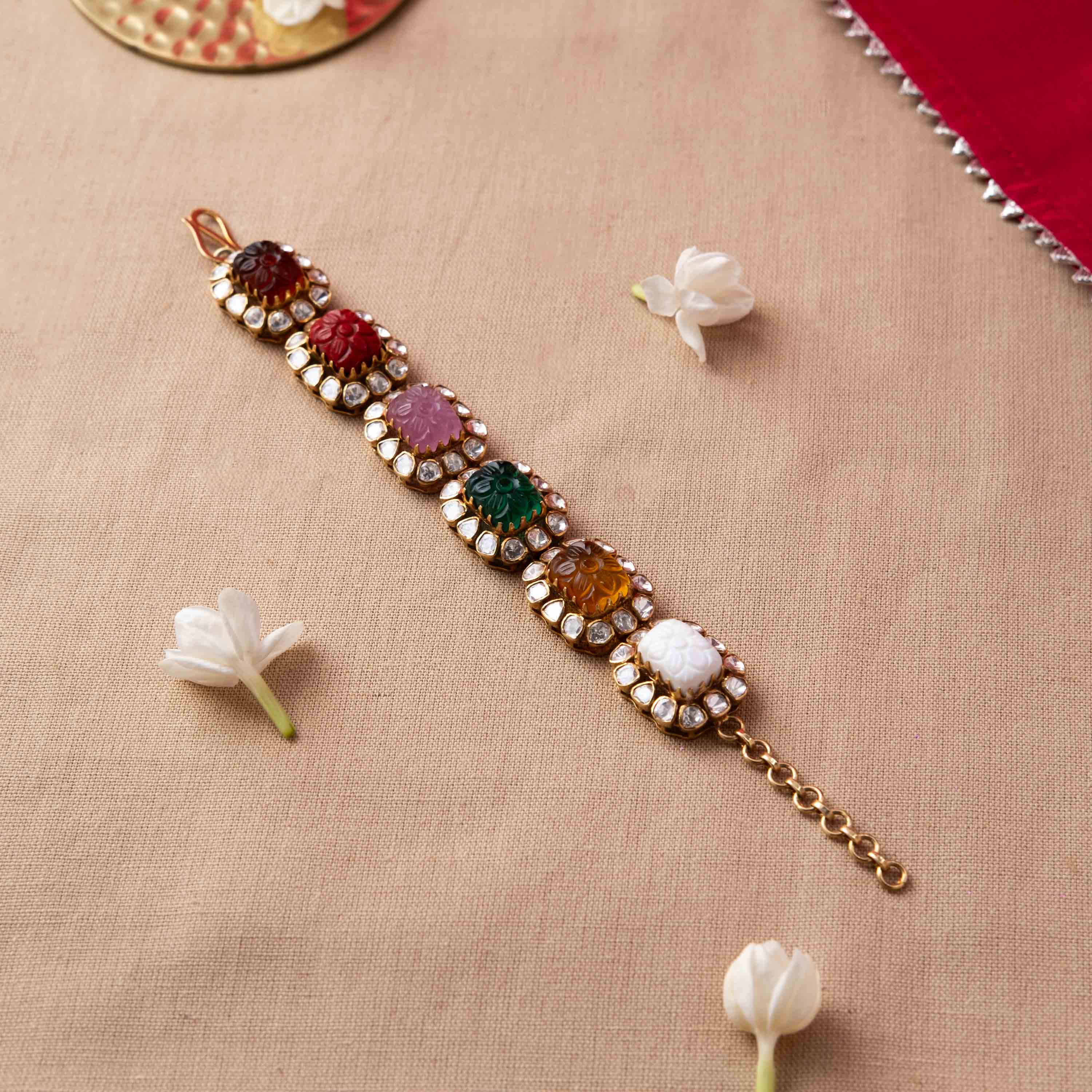 Kaumudi Polki Bracelet