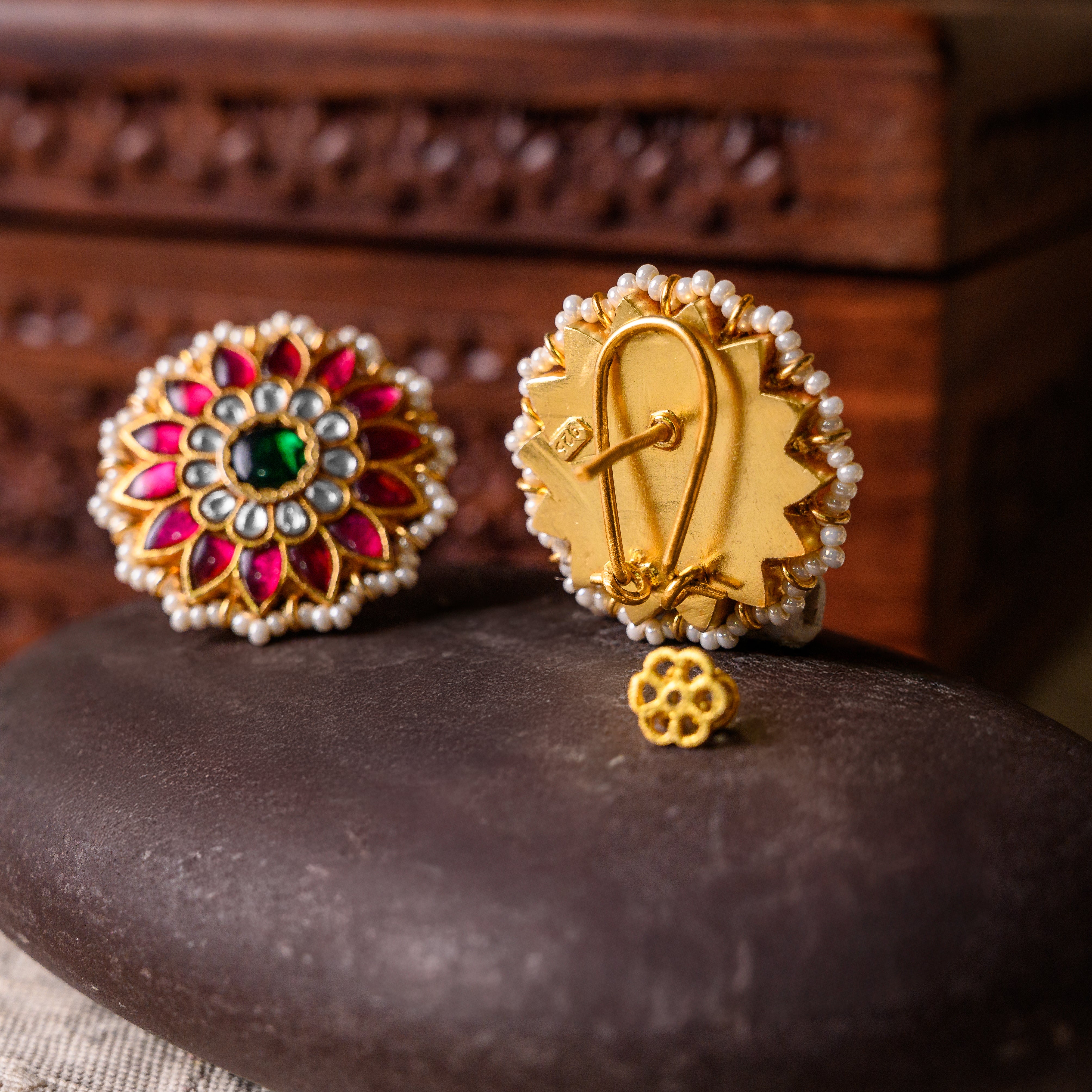 Chandrika Kundan Studs