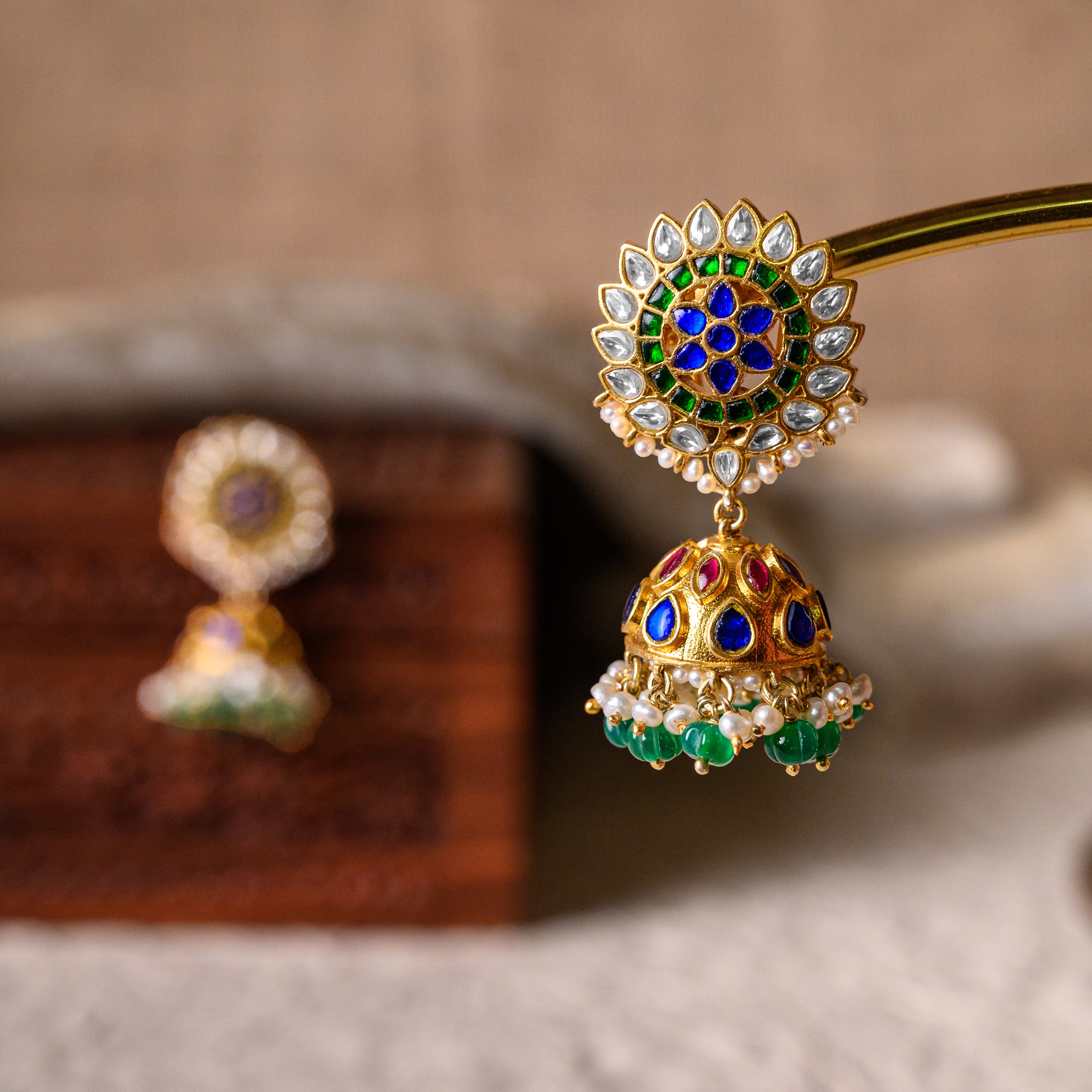 Rangini Kundan Jhumka