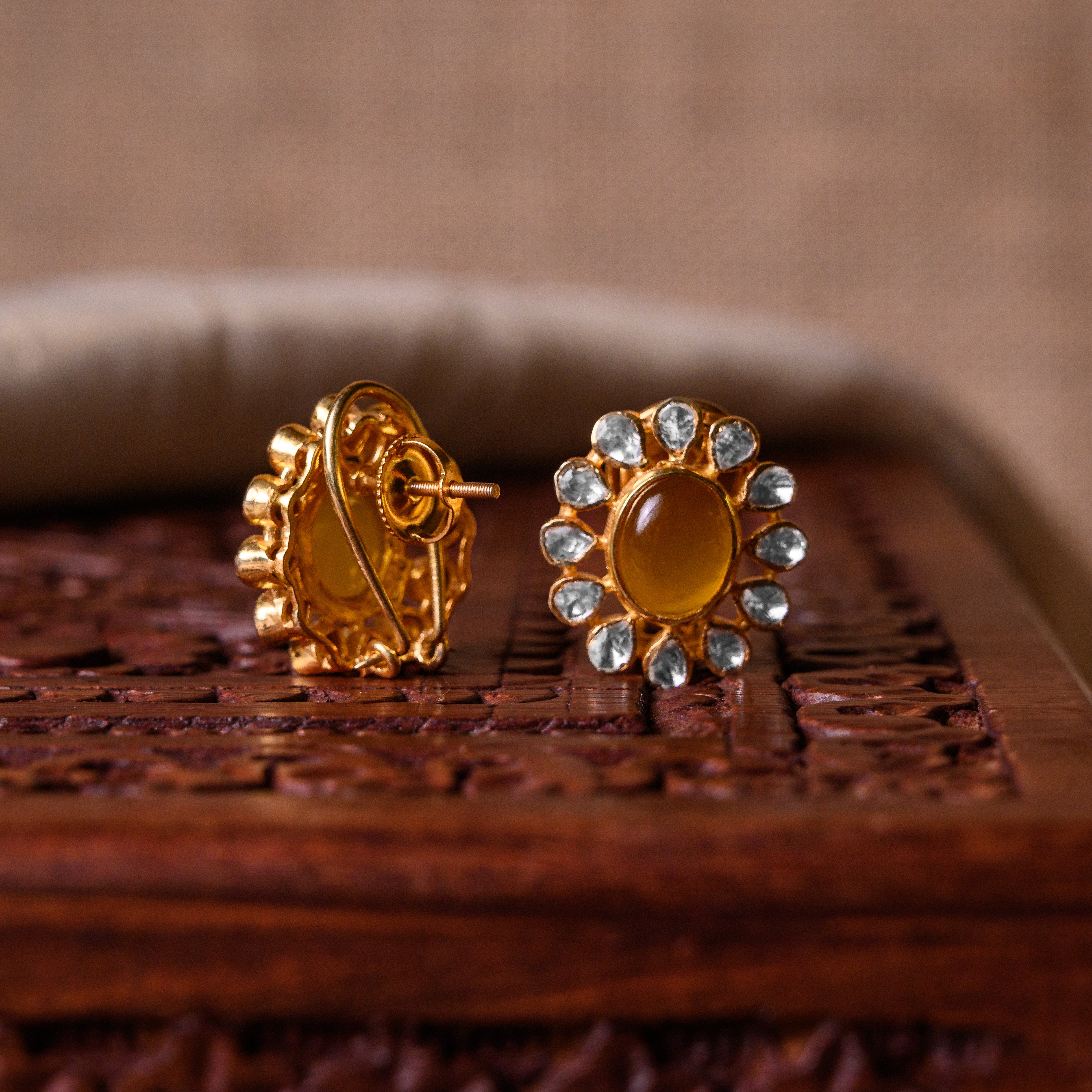 Swarnika Polki Pendant Set