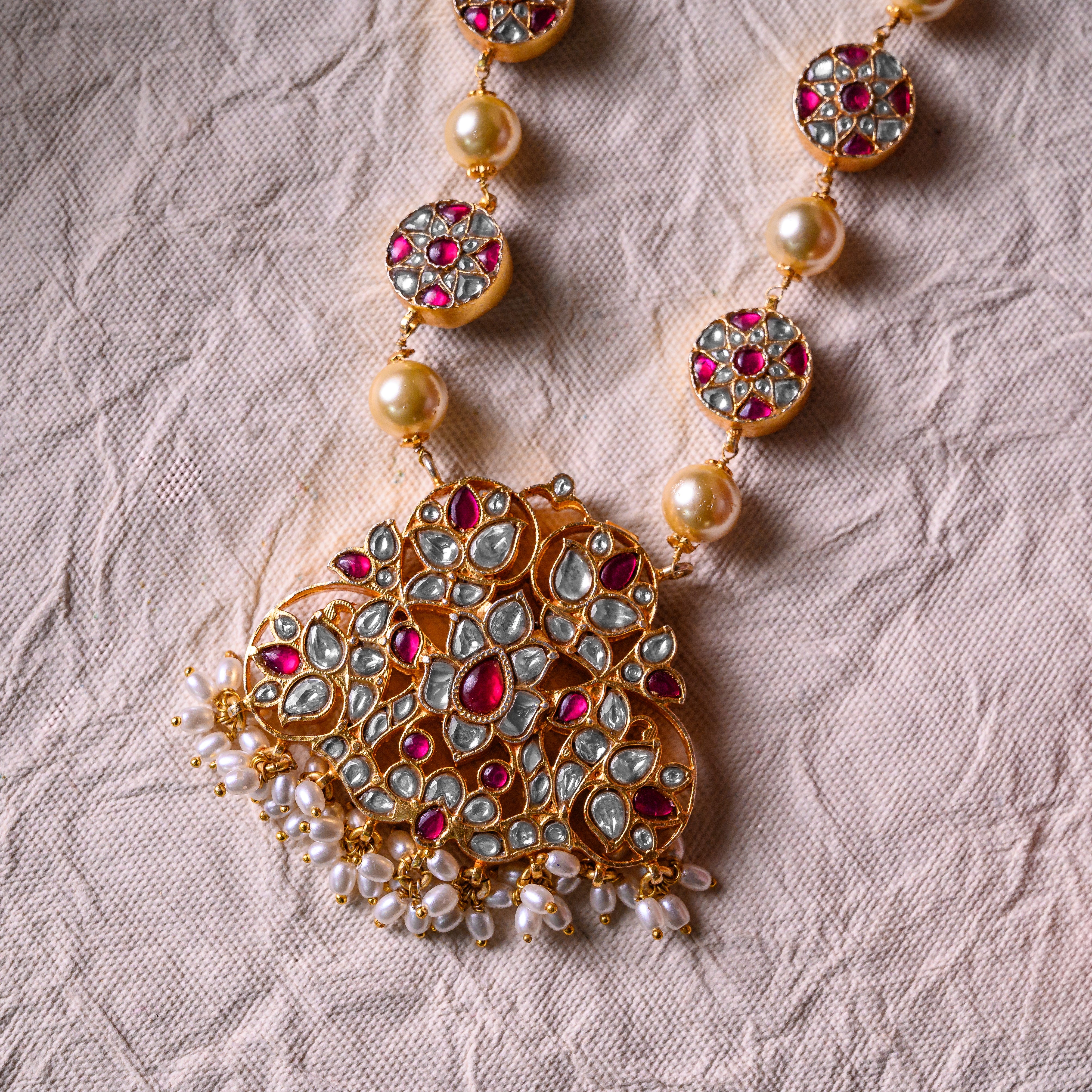 Rangdhaara Kundan Pendant Mala