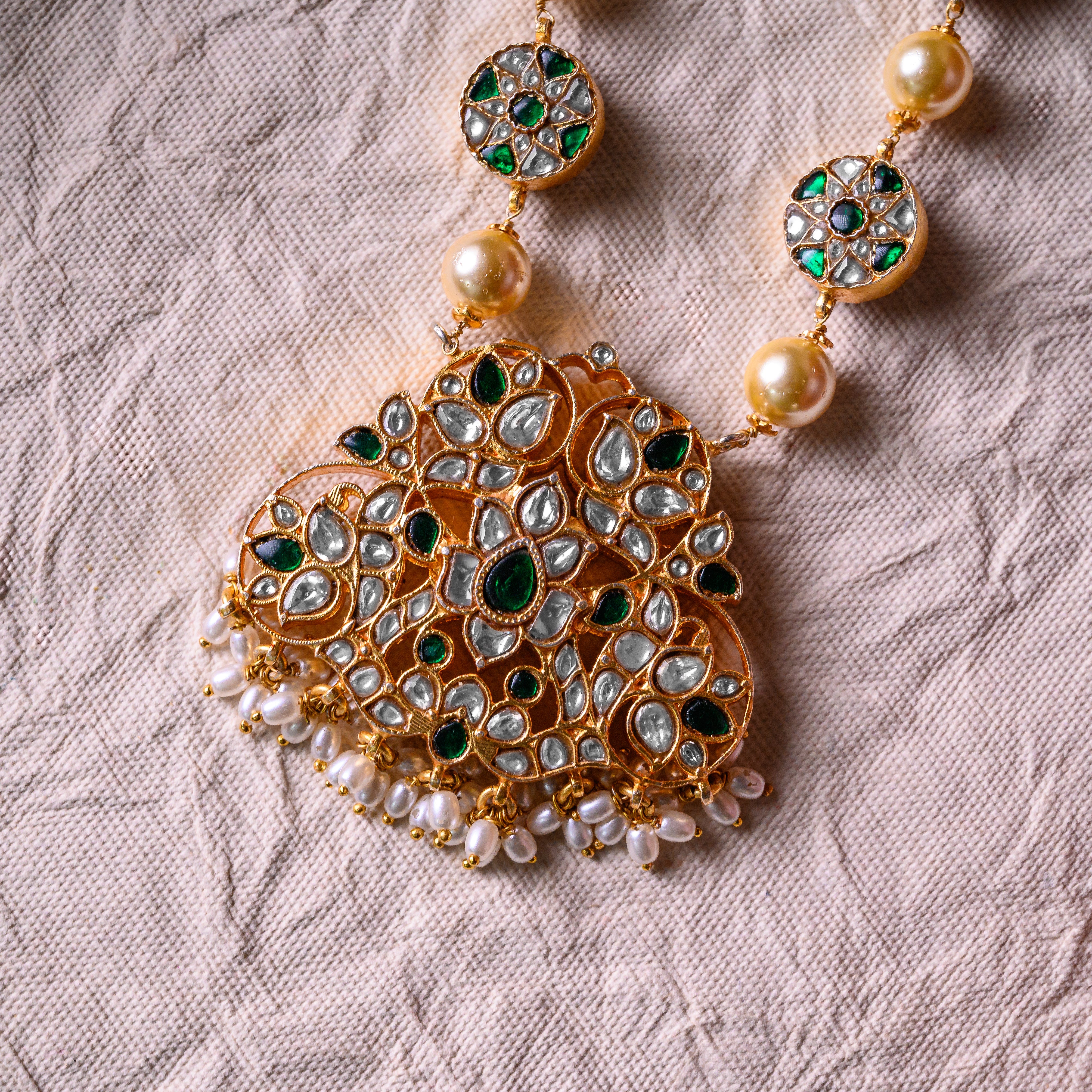 Rangdhaara Kundan Pendant Mala