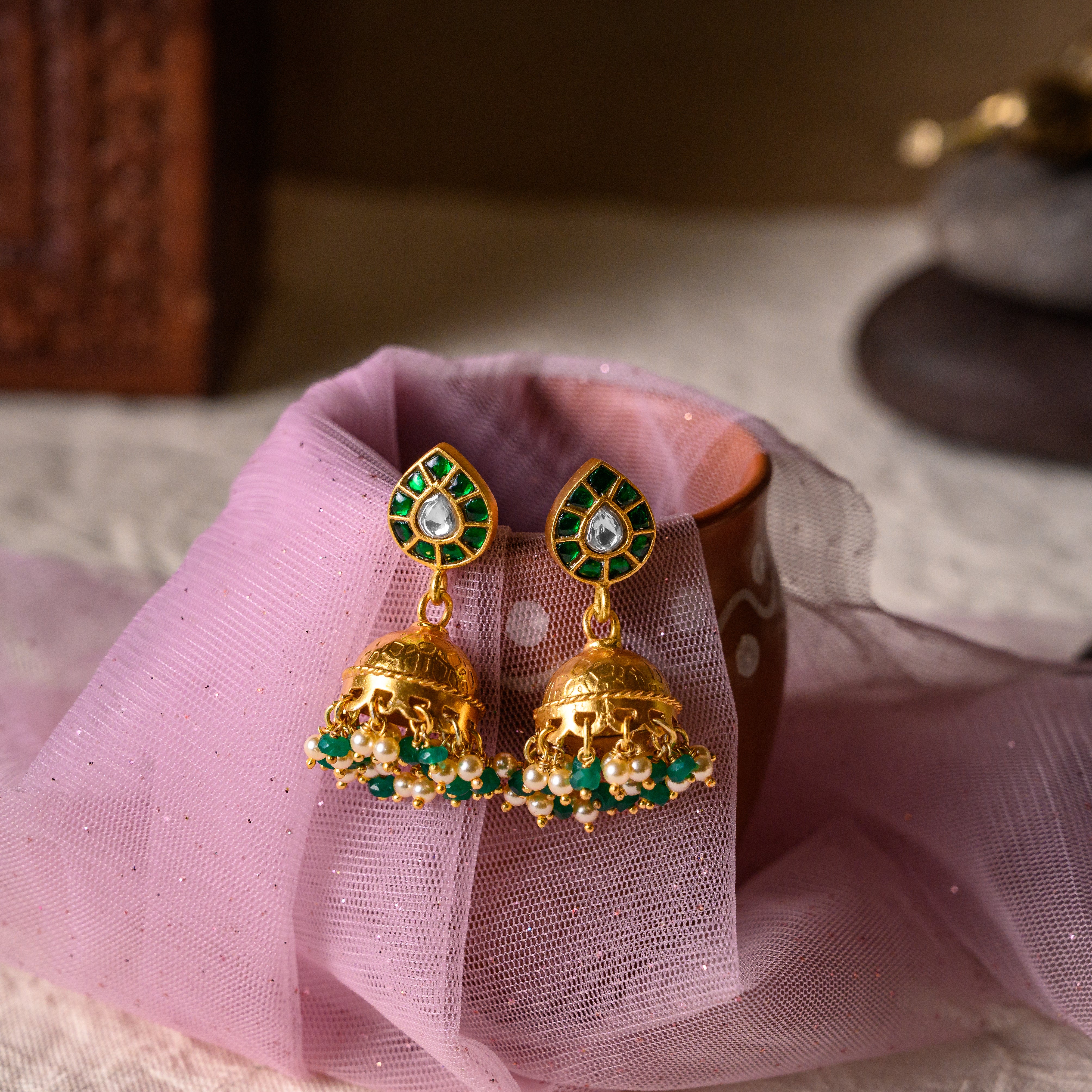 Amritha Kundan Jhumka
