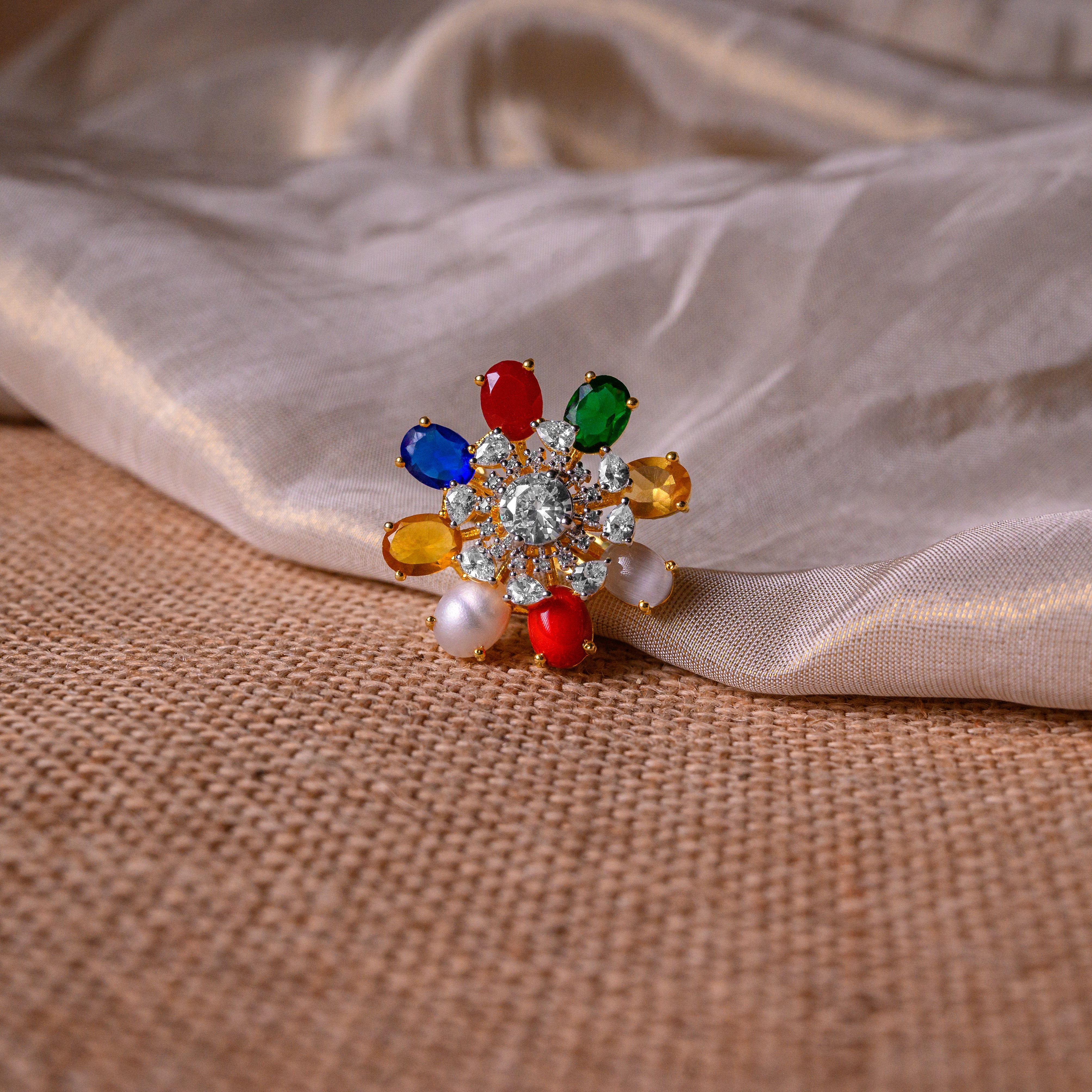 Zyra Polki Ring