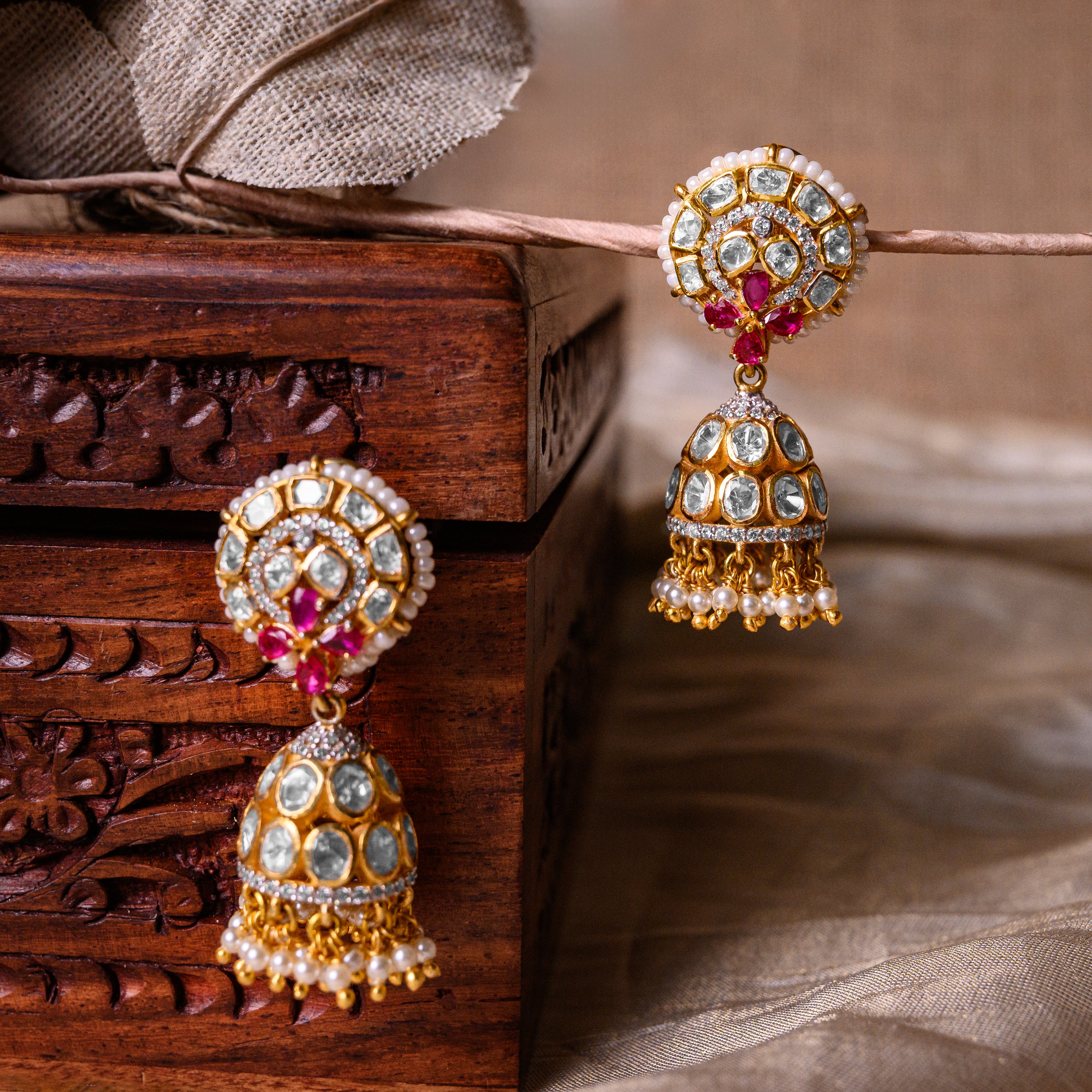 Suhani Polki Jhumka