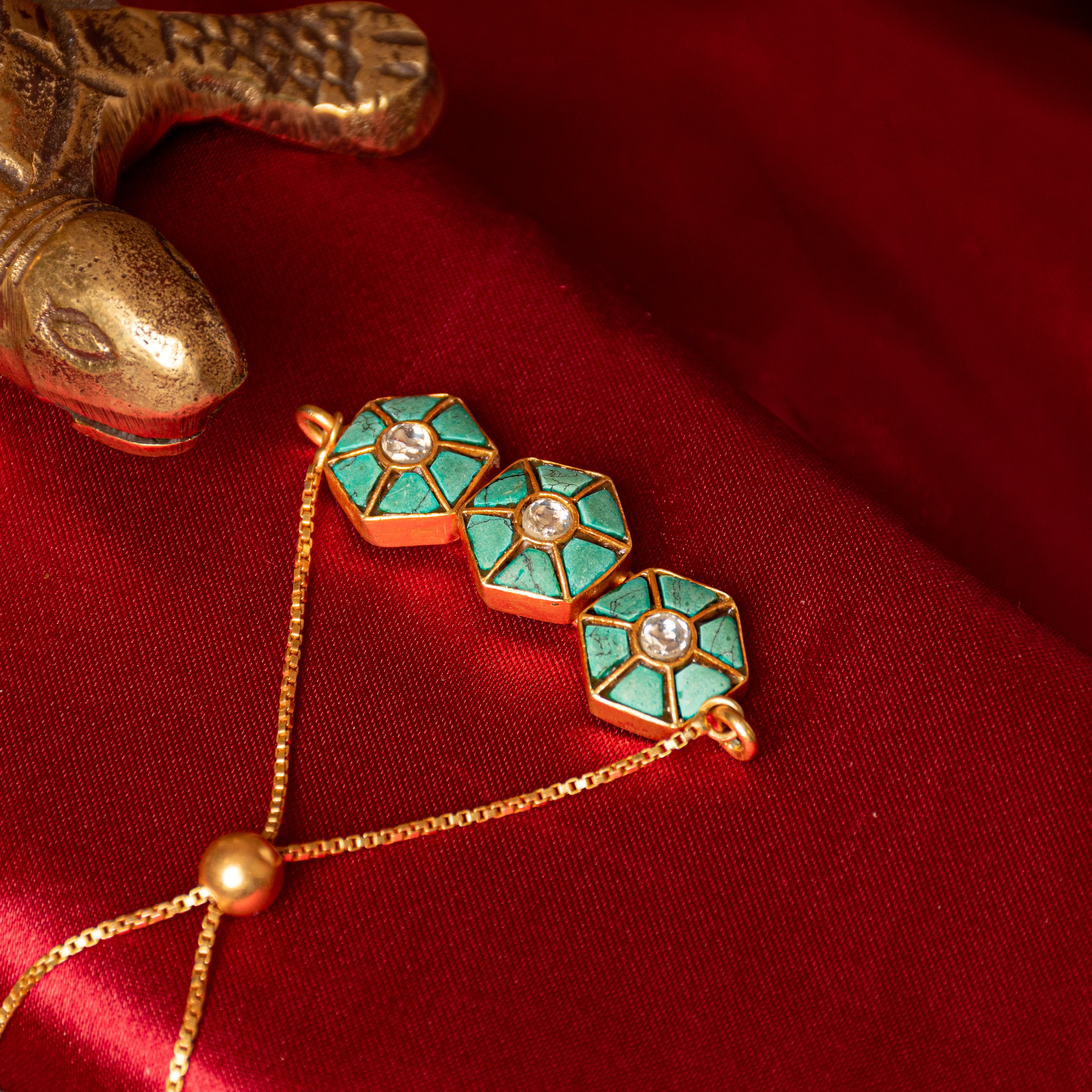 Turqita  Kundan Bracelet