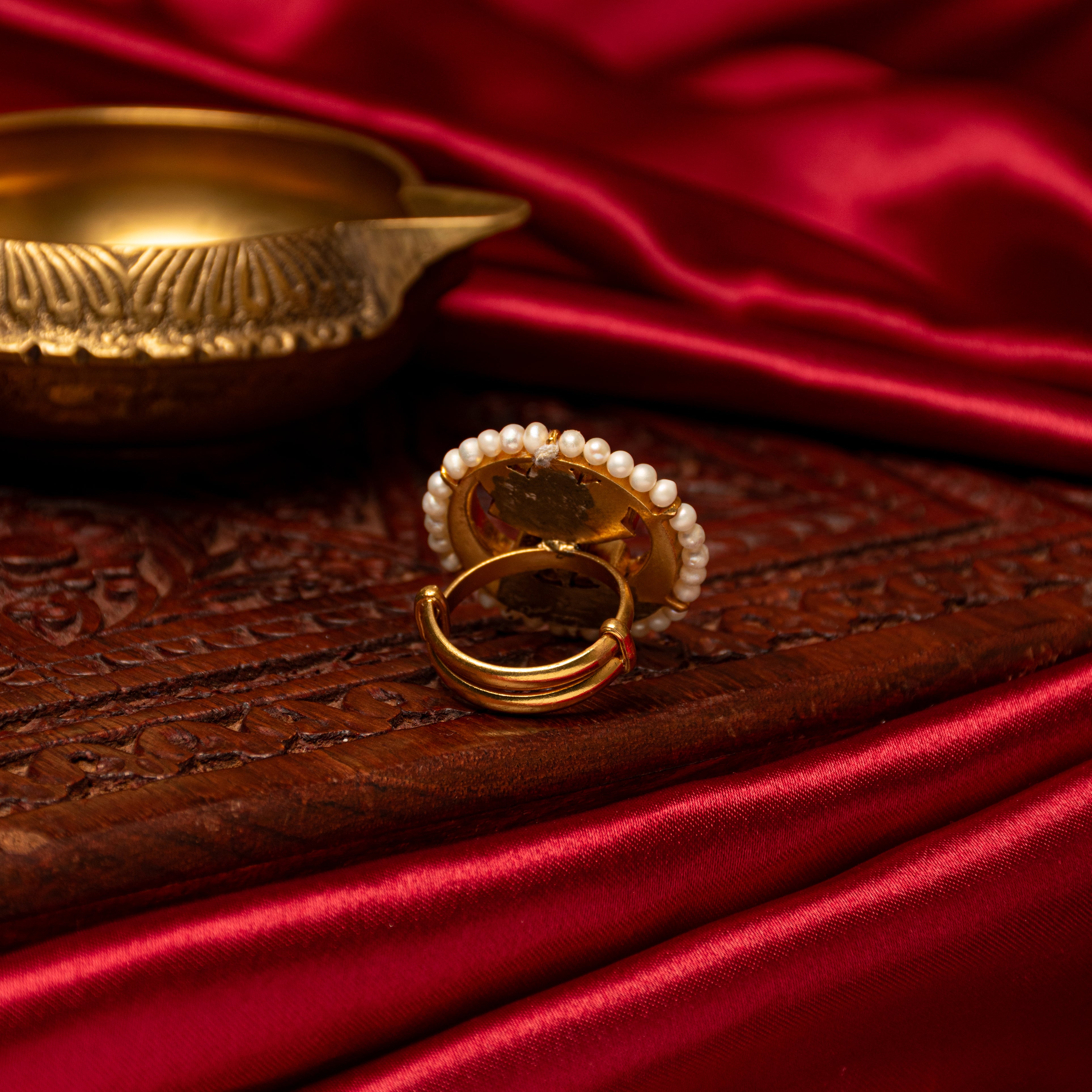 Chandrika Kundan Ring