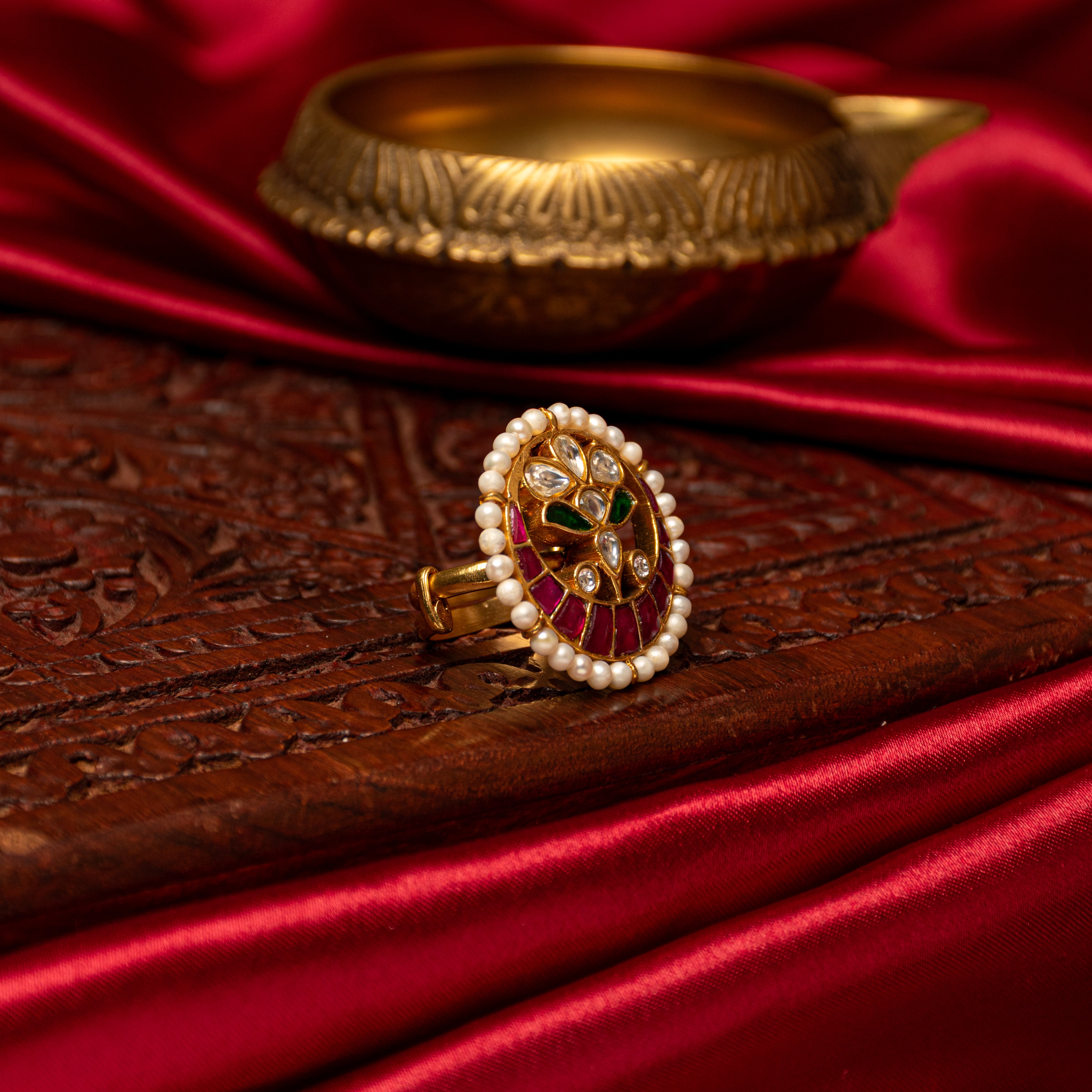Chandrika Kundan Ring