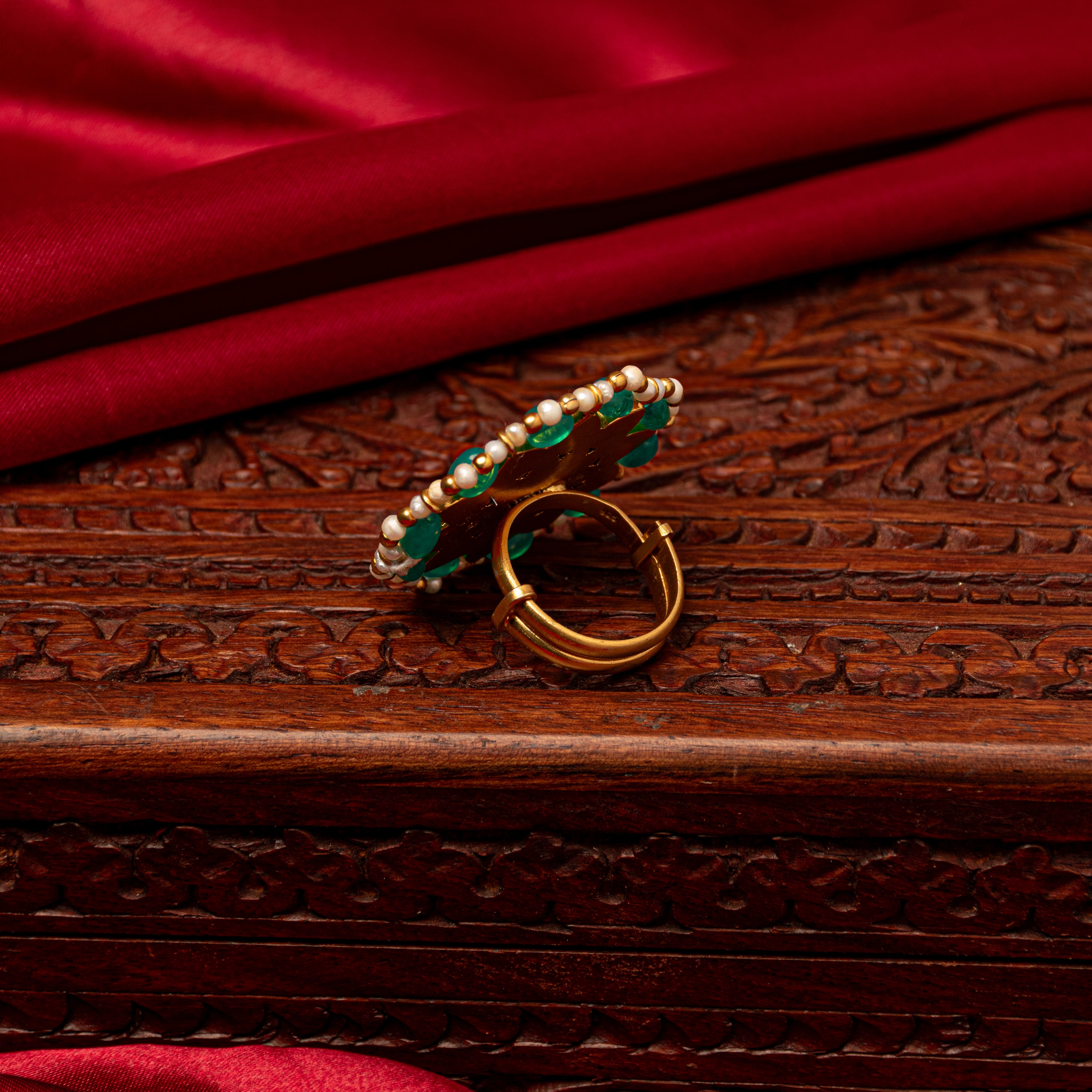 Neelpari Kundan Ring