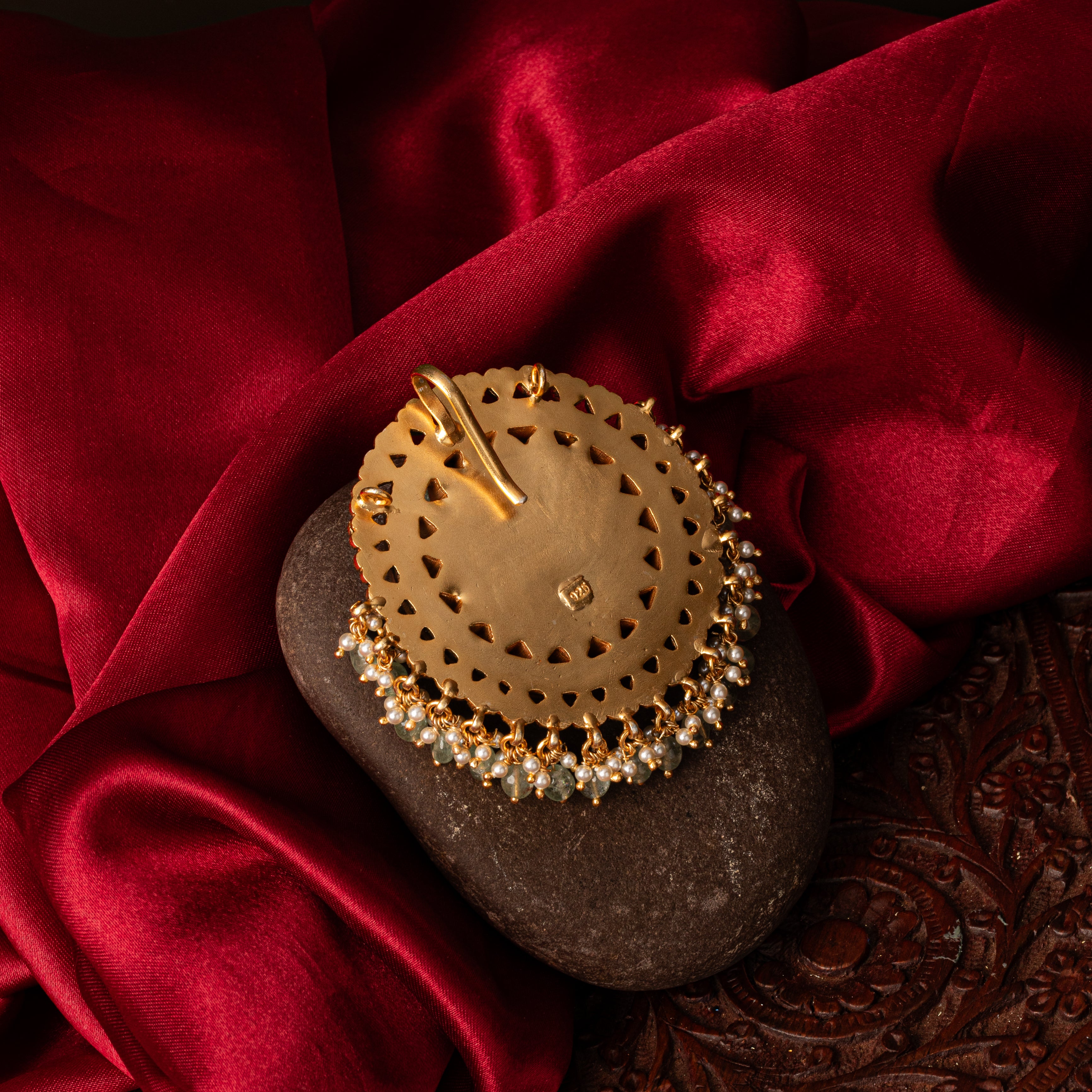 Mandala Kundan Pendant