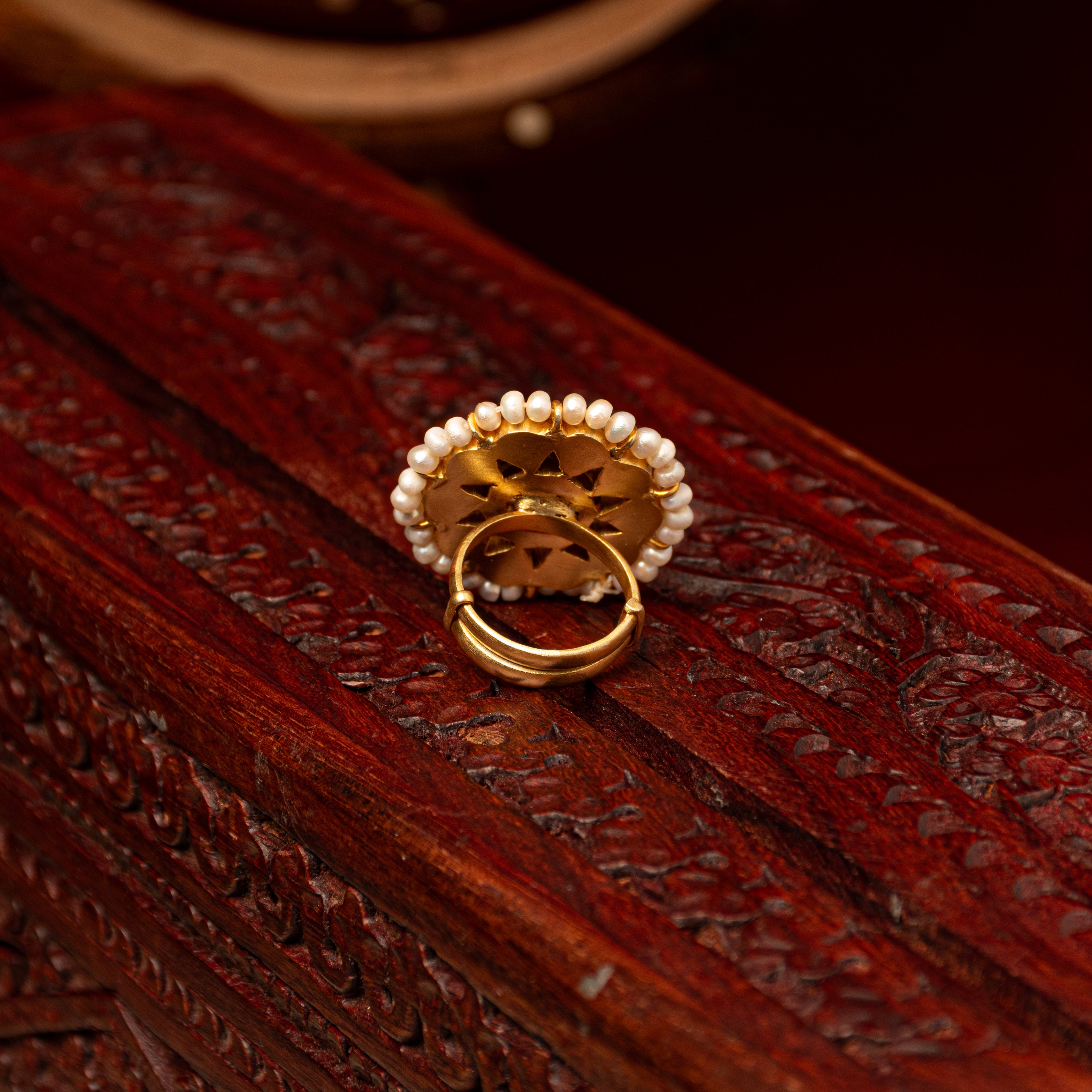 Roohi Kundan Ring