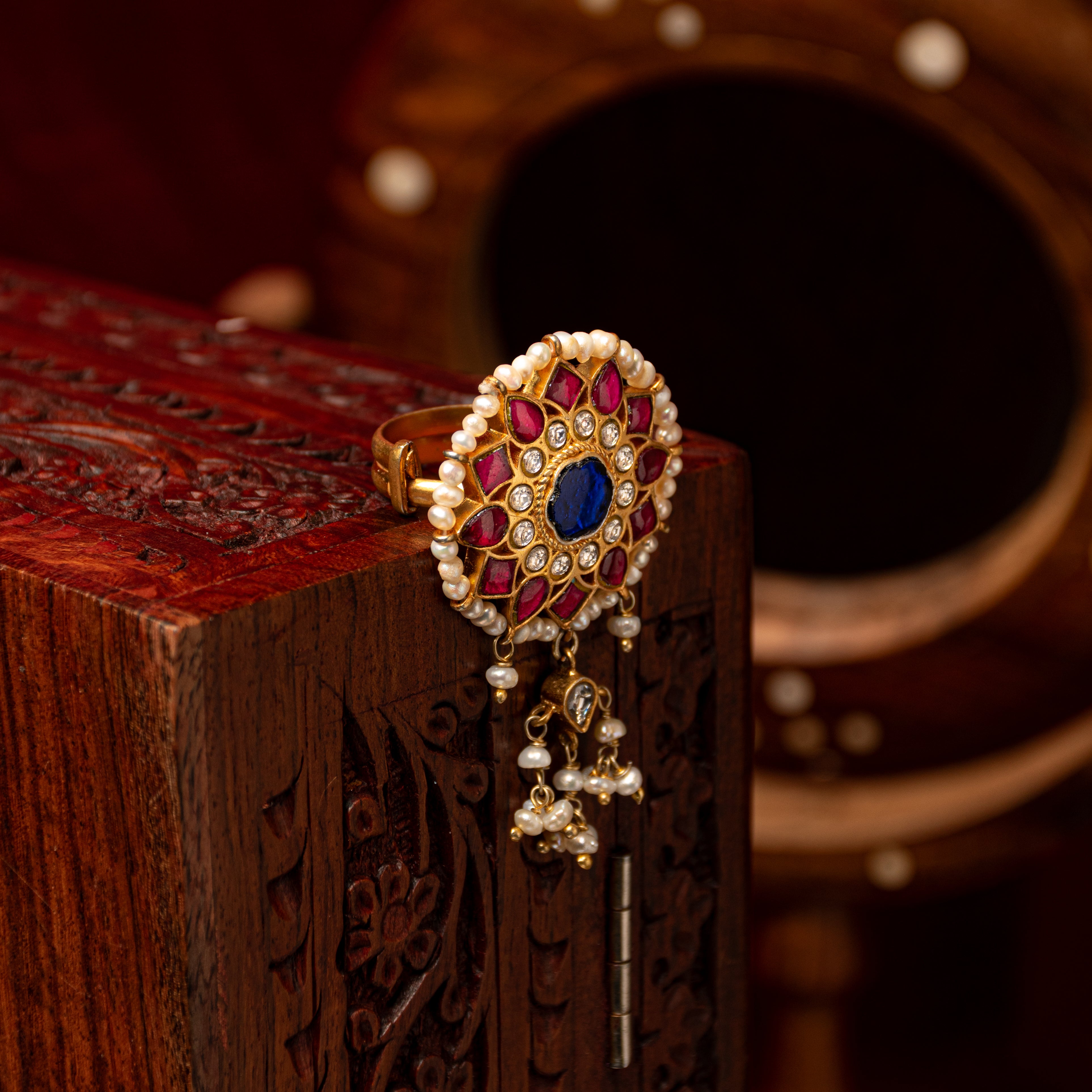 Neelanjana Kundan Ring