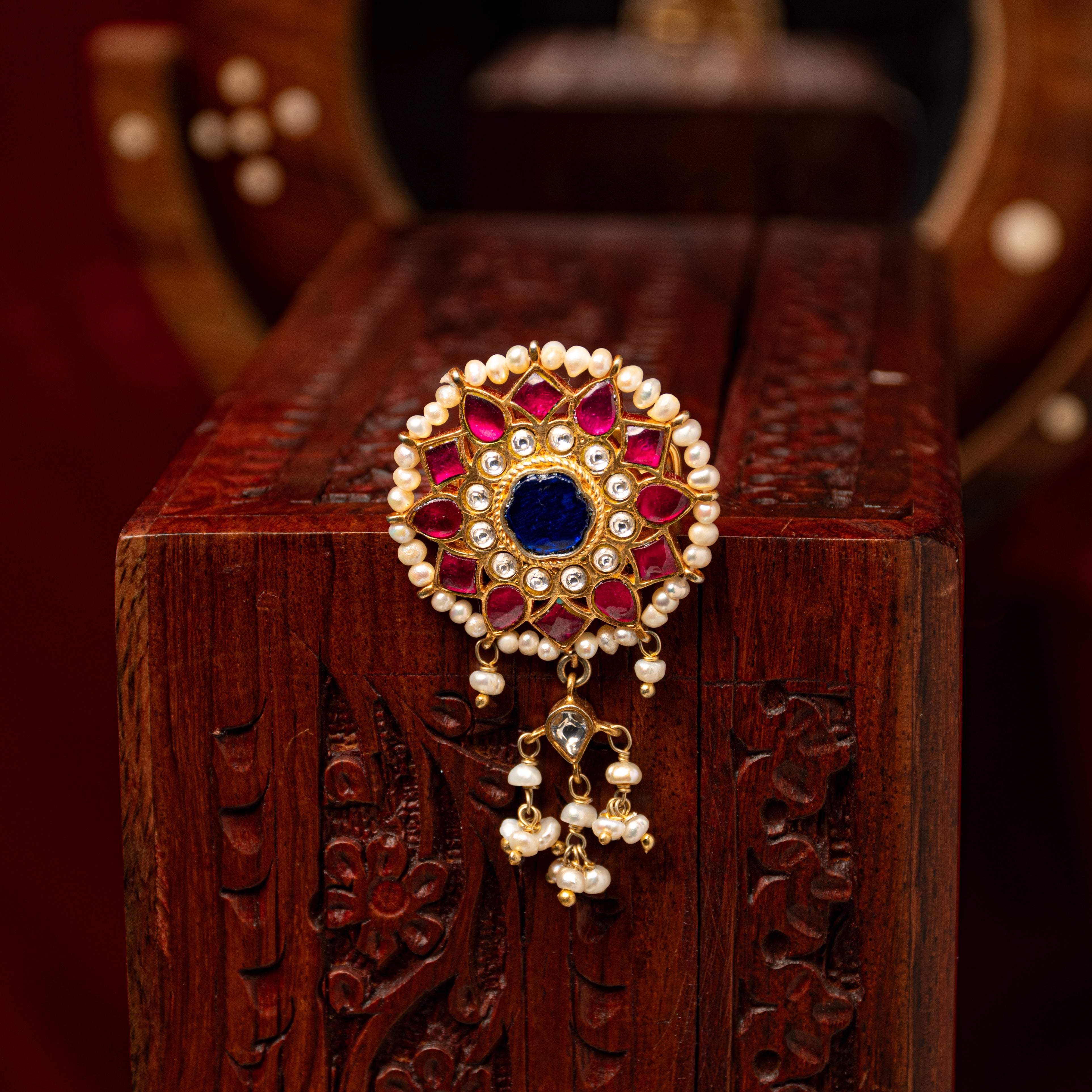 Neelanjana Kundan Ring