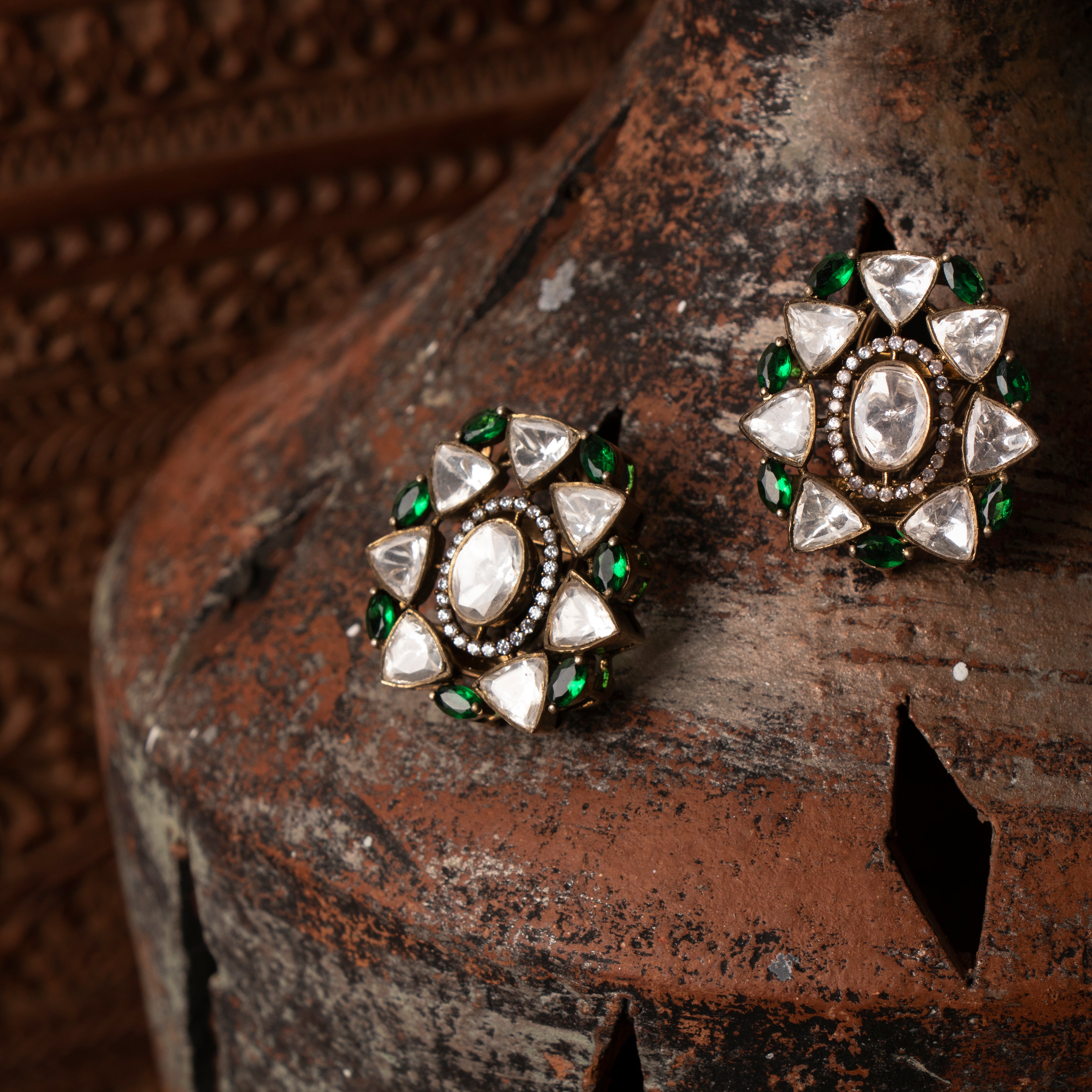 Aashira Polki Studs