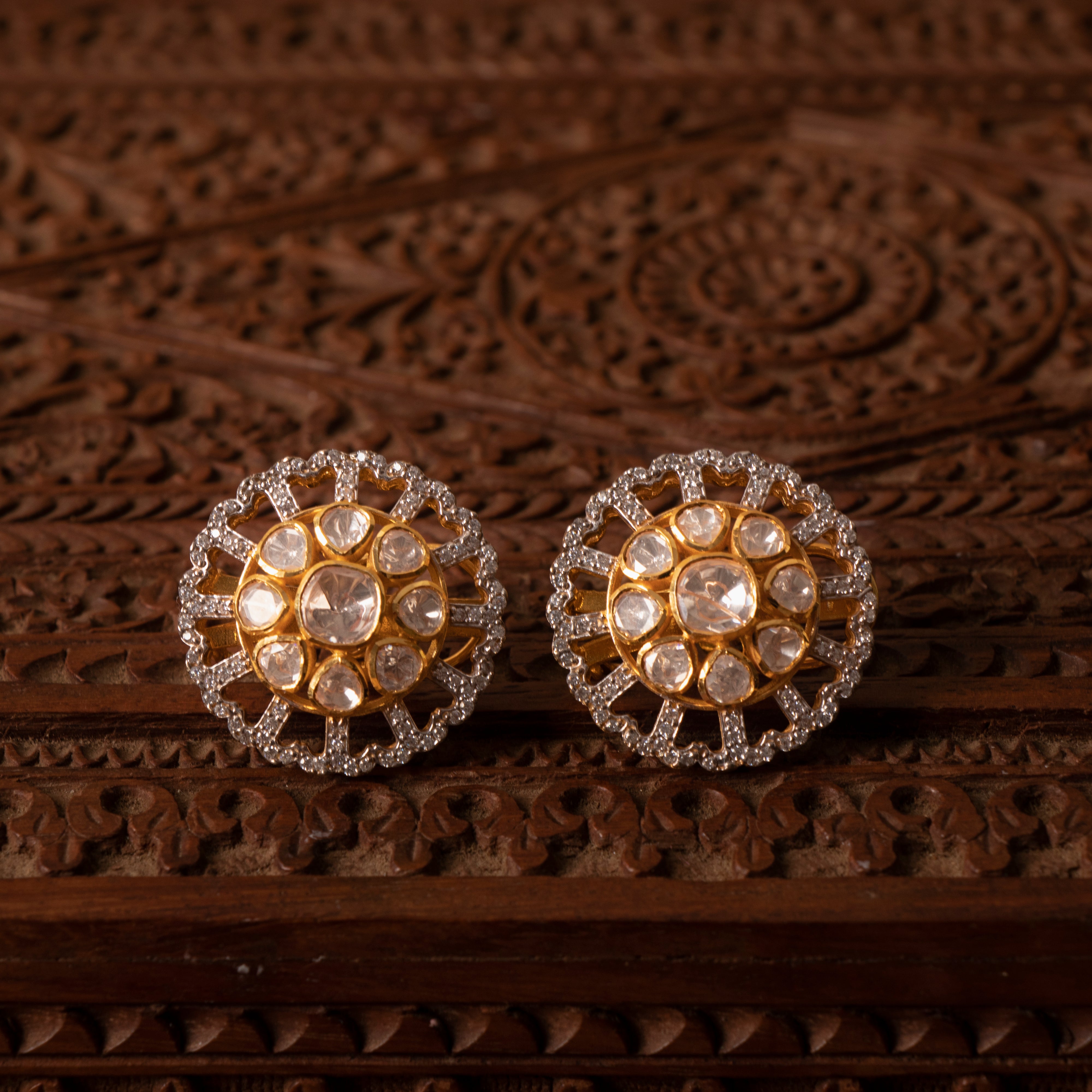 Ziana Polki Studs